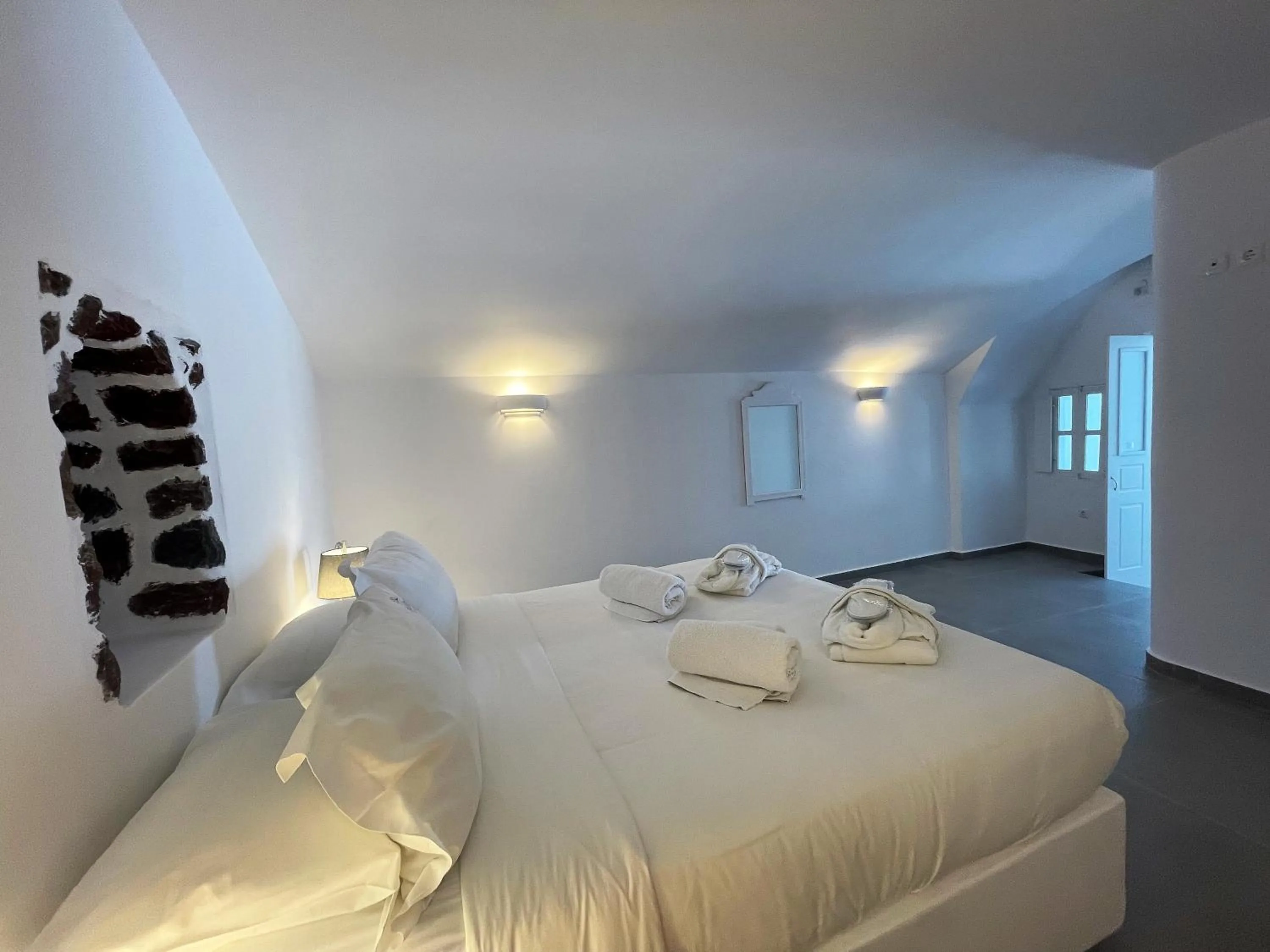 Bed in Marizan Caves & Villas