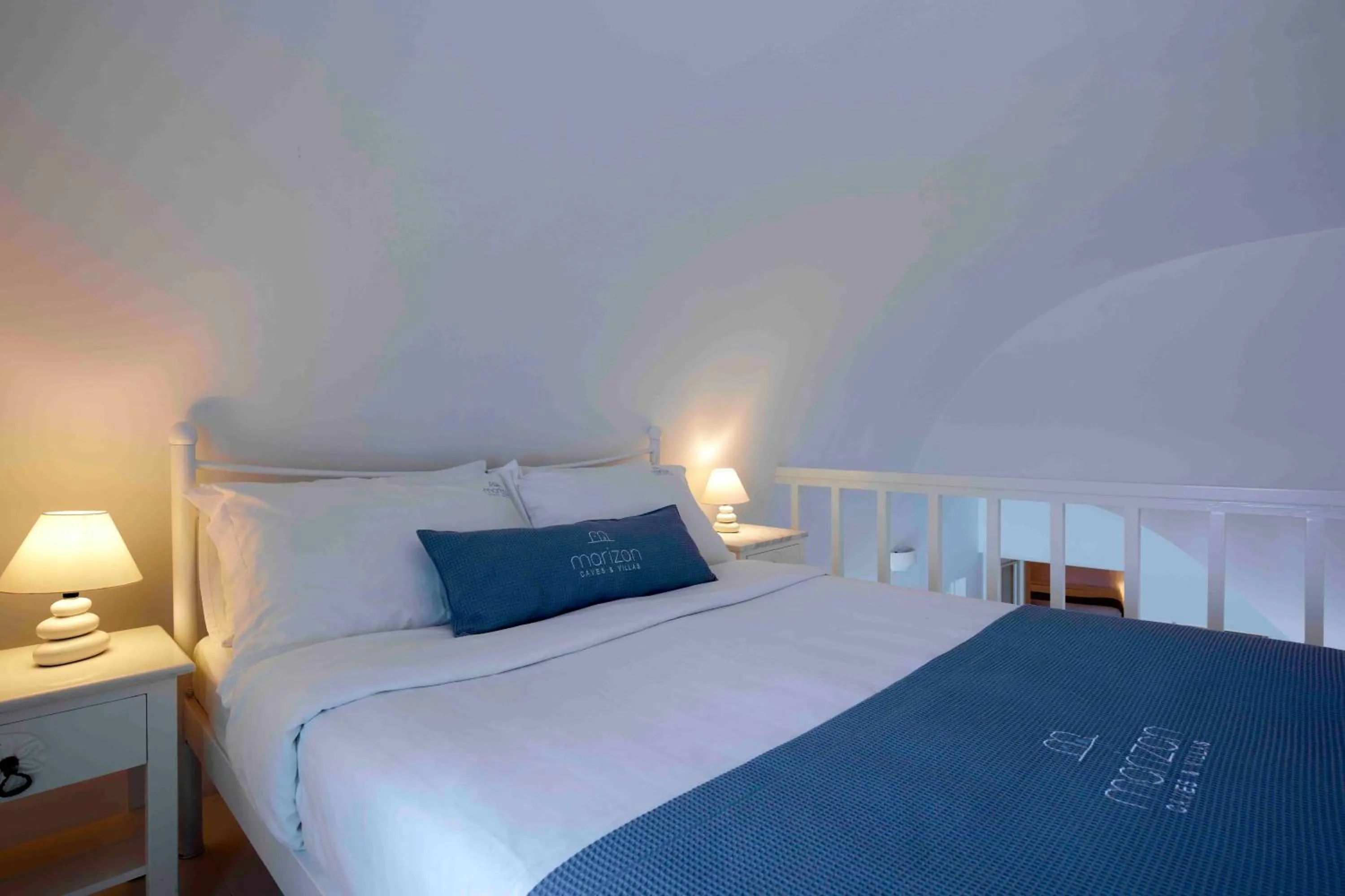 Bed in Marizan Caves & Villas