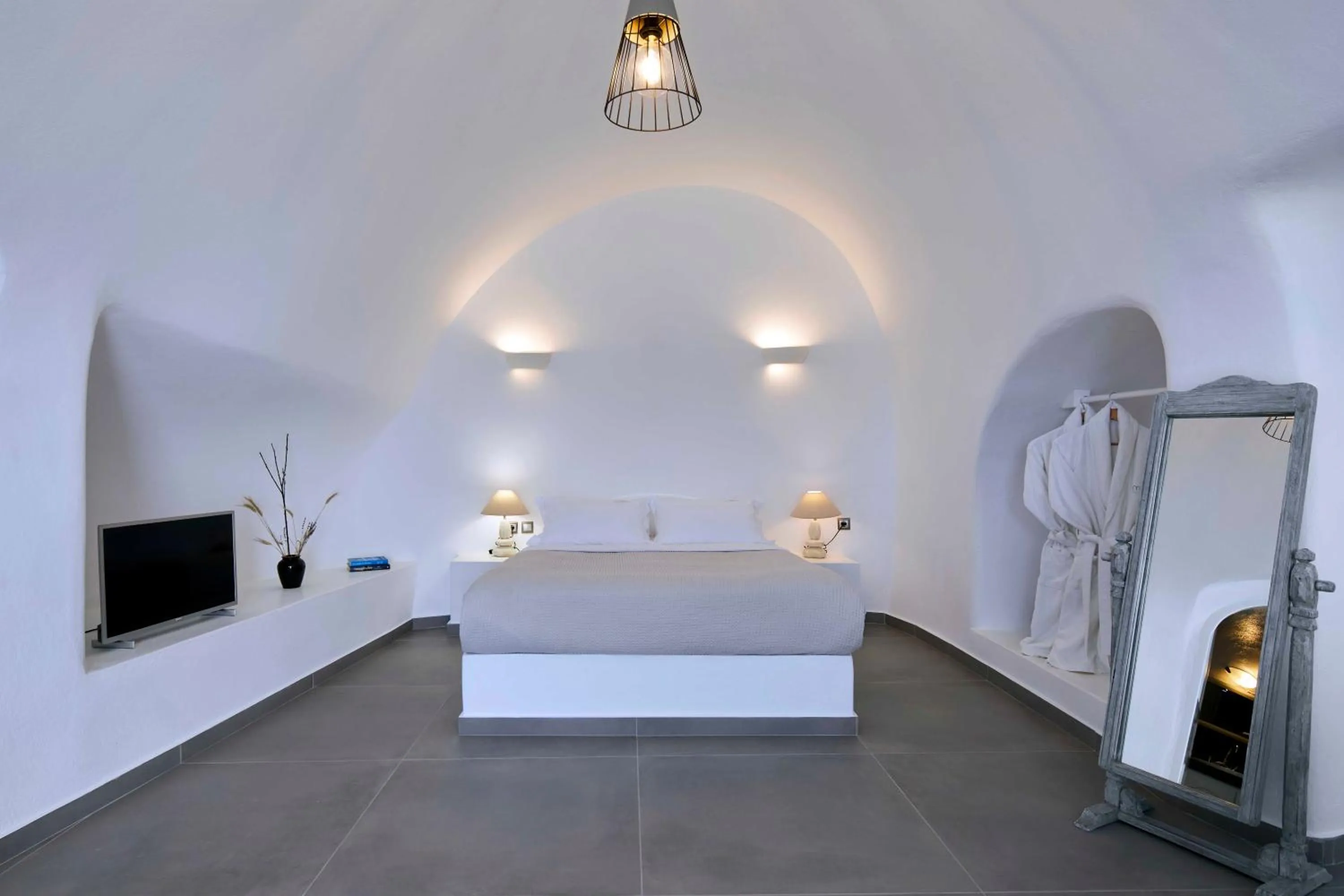 Bed in Marizan Caves & Villas