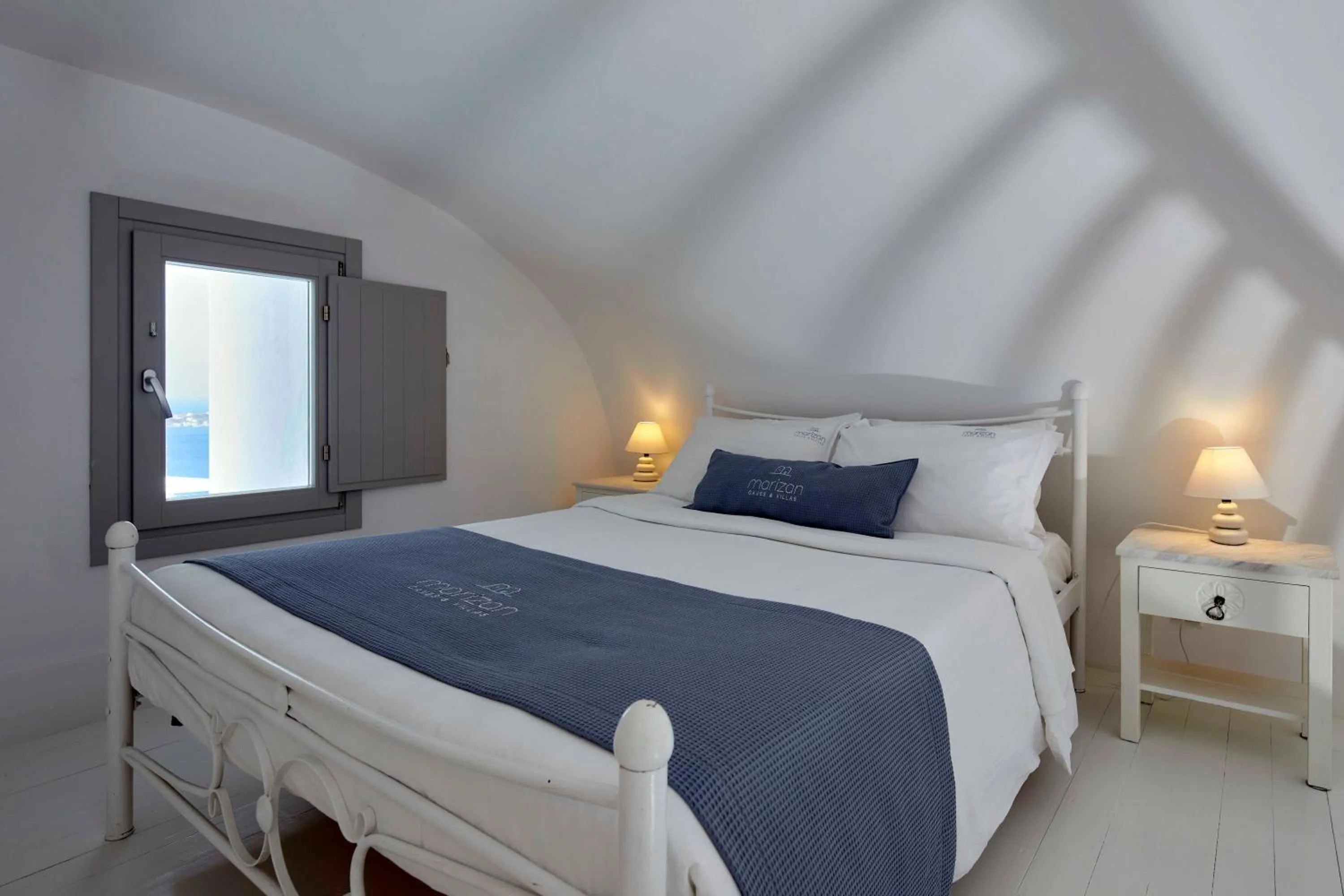 Bed in Marizan Caves & Villas