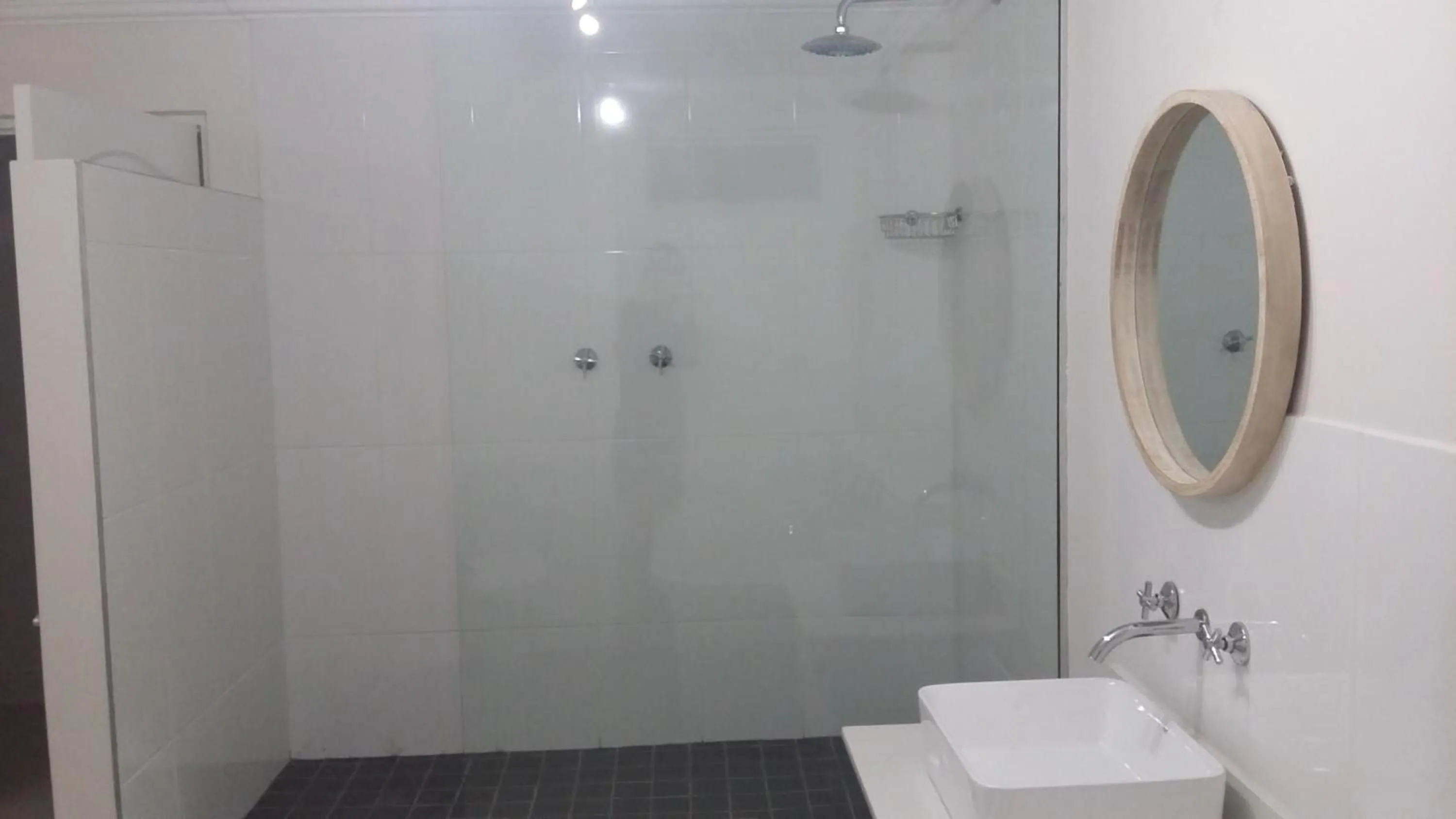Shower in Beach Club Self Catering Apartments