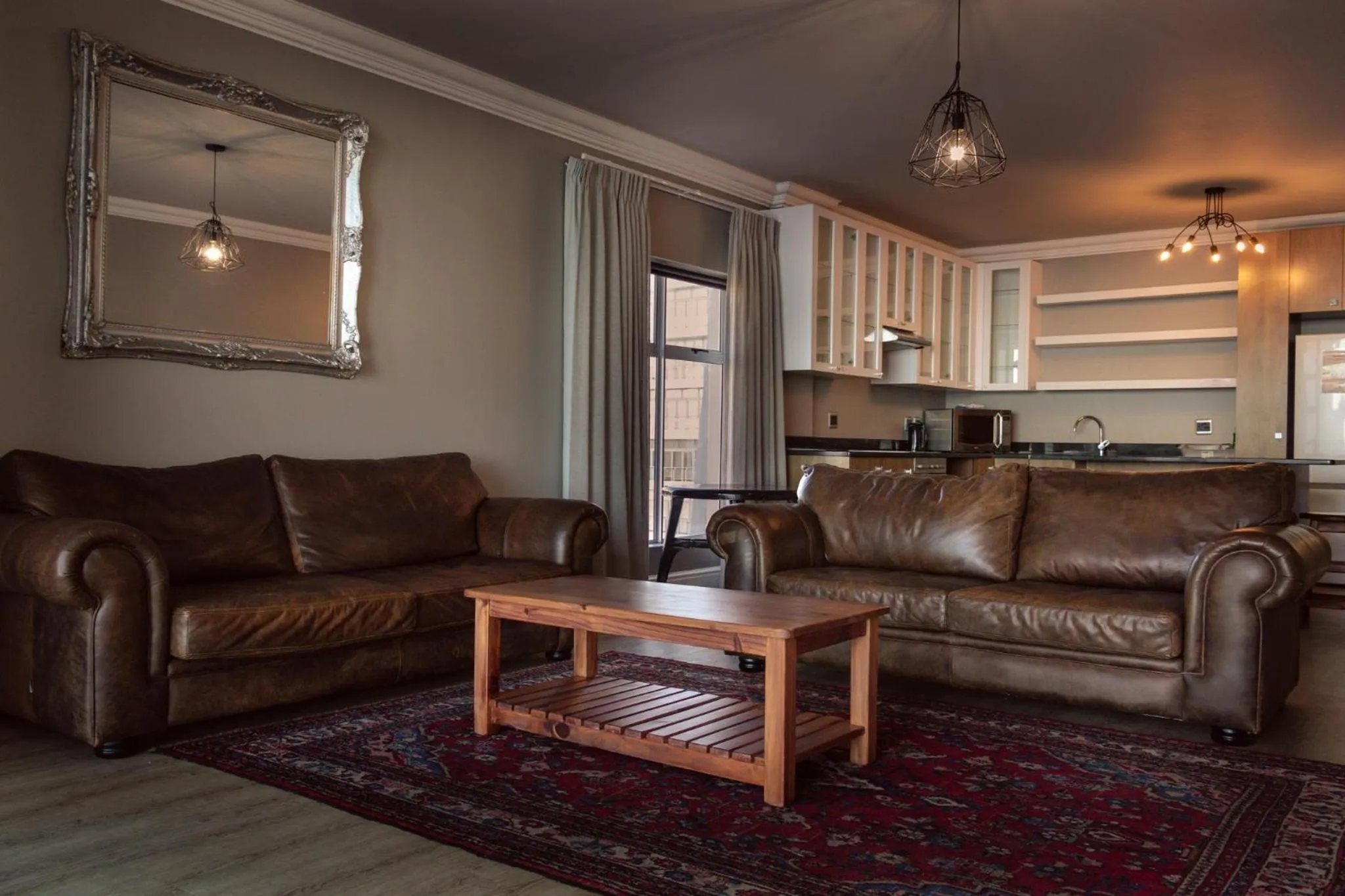 Living room in Beach Club Self Catering Apartments