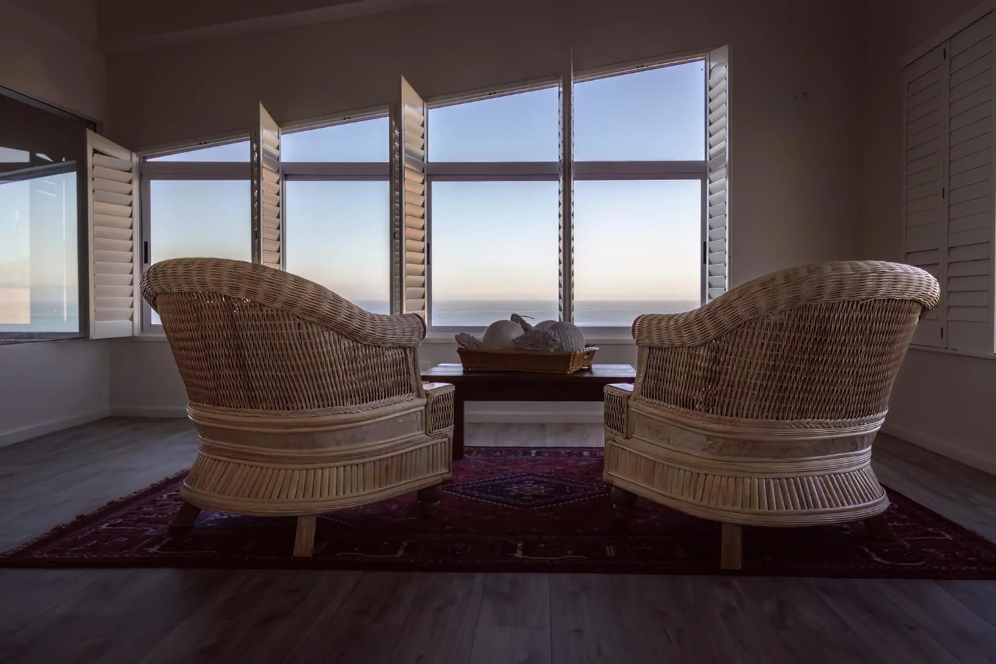 Seating area in Beach Club Self Catering Apartments