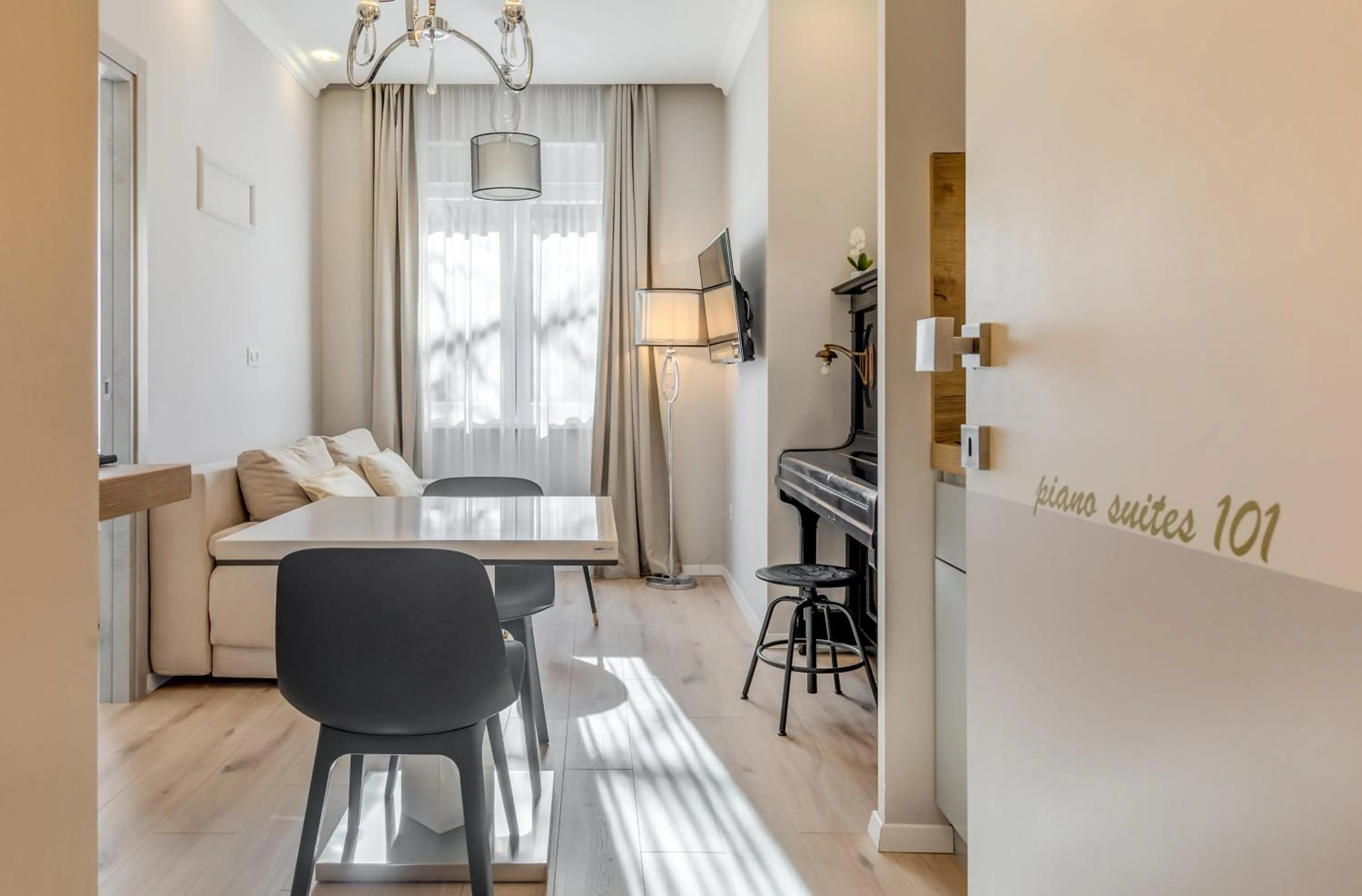 Seating area in Piano Suites