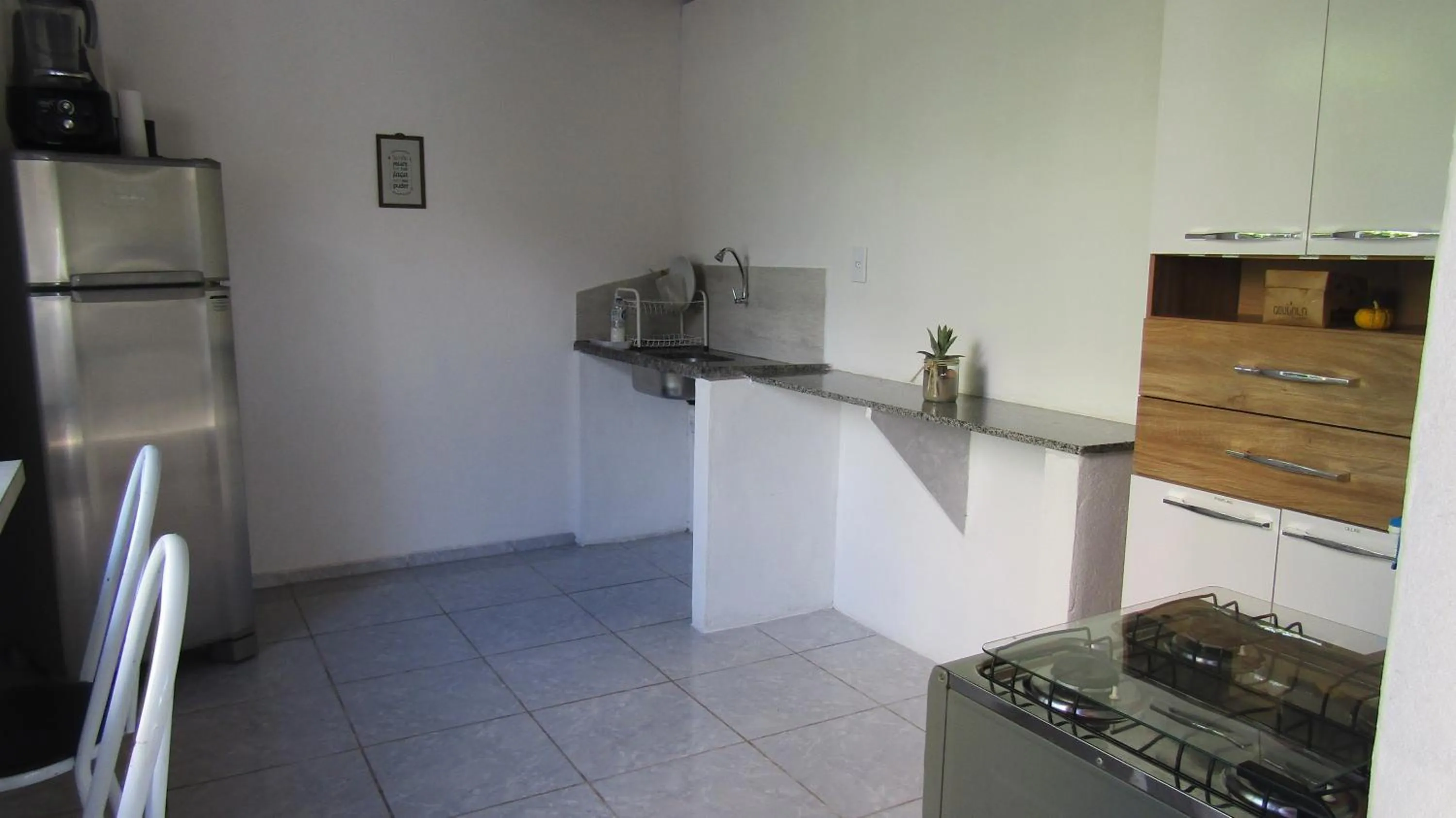 Communal kitchen in Pousada Lemos