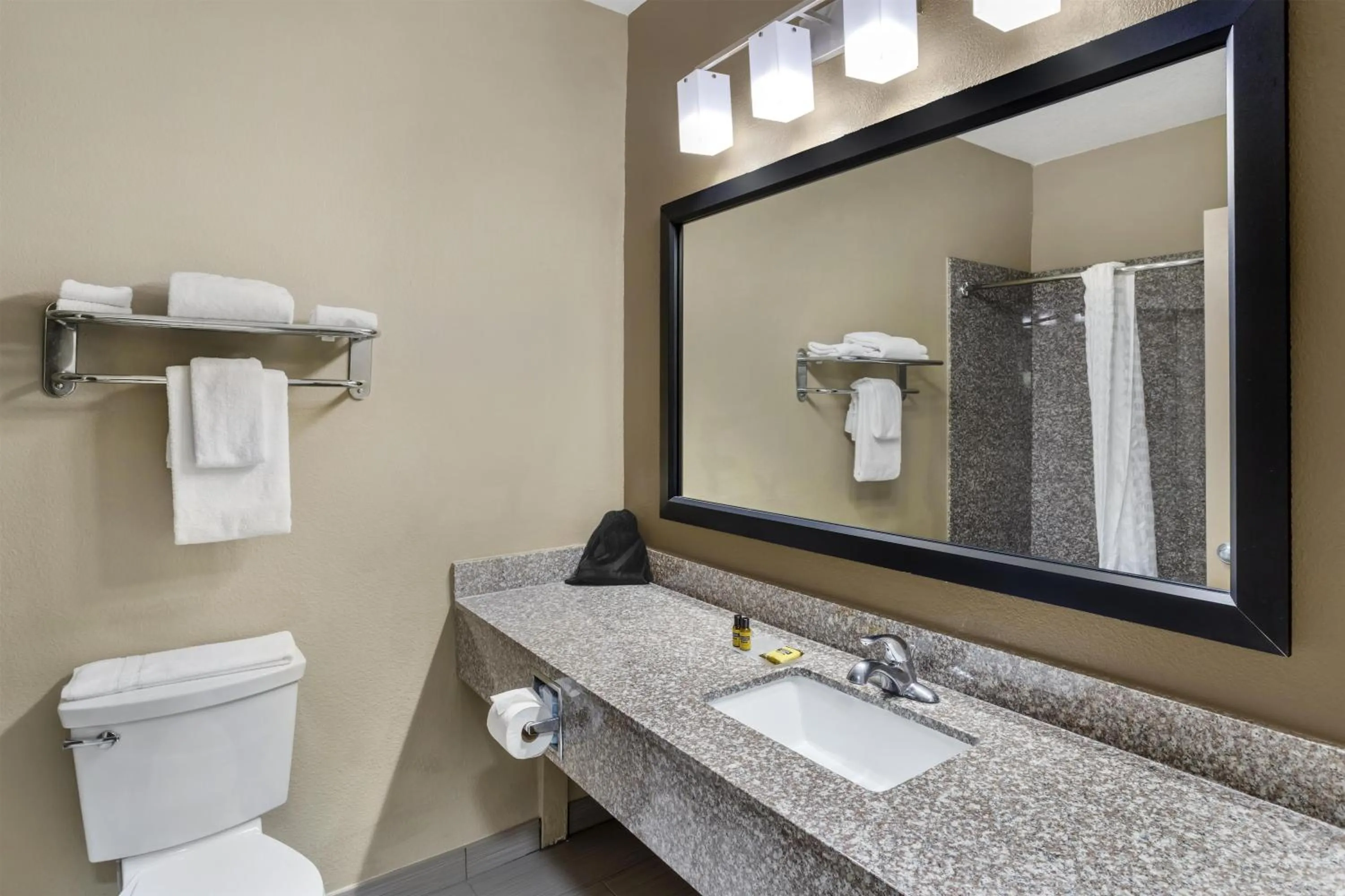 Bathroom in Best Western Plus Heritage Inn & Suites Houston,Pasadena,Deer Park,Channelview
