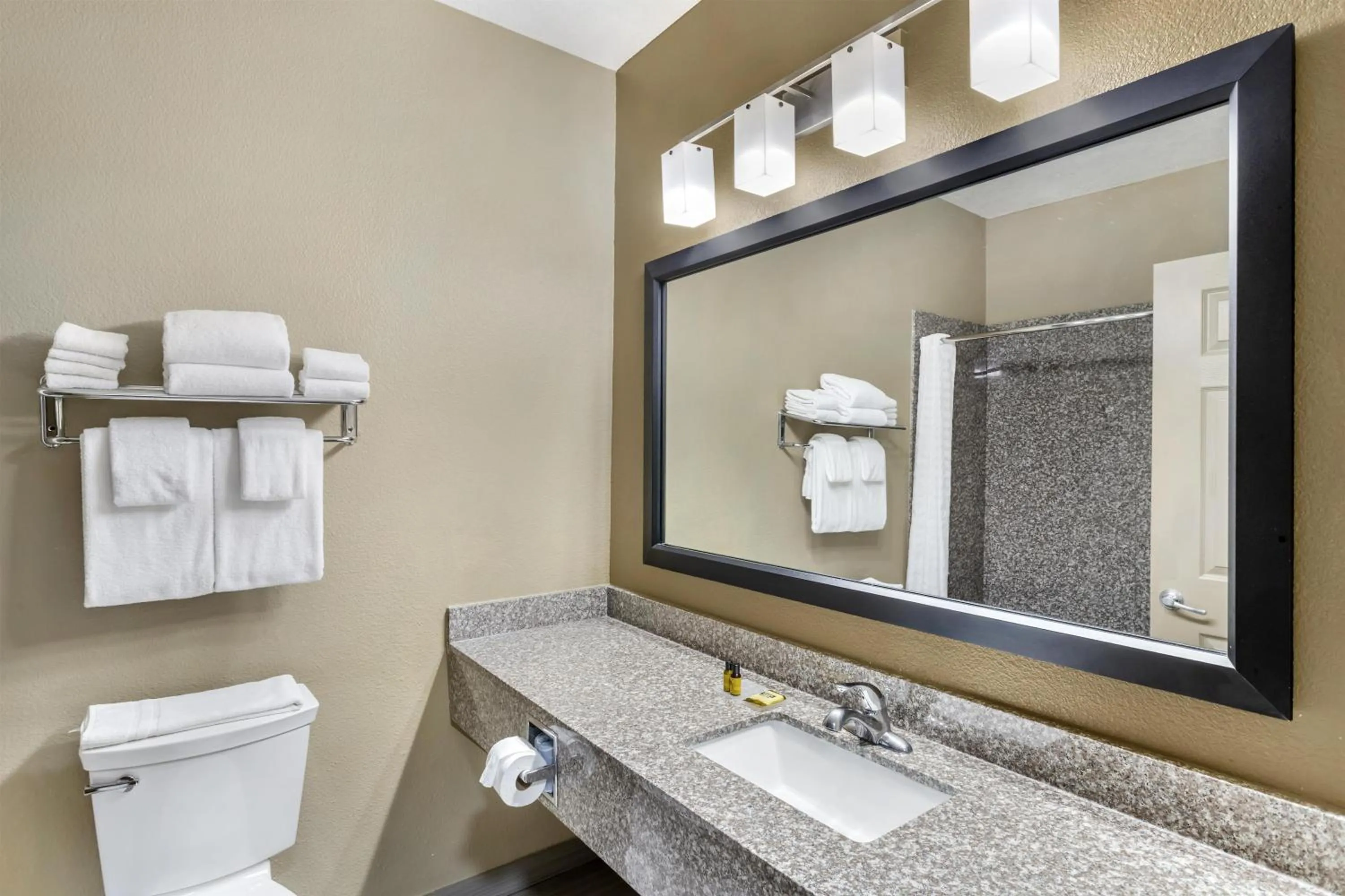 Bathroom in Best Western Plus Heritage Inn & Suites Houston,Pasadena,Deer Park,Channelview