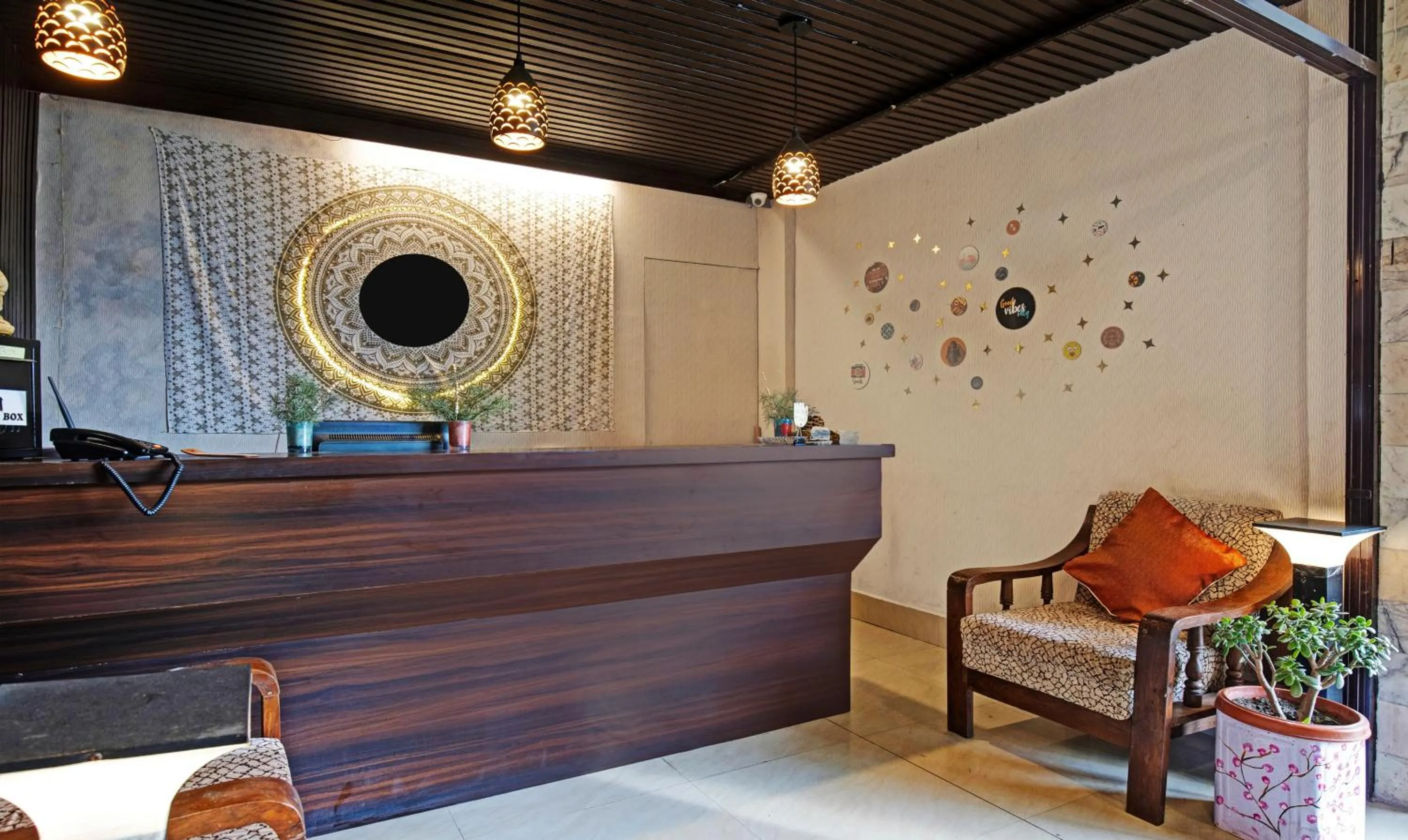 Lobby or reception in Treebo Kosmos Anamika, 1 Km From Nainital Lake