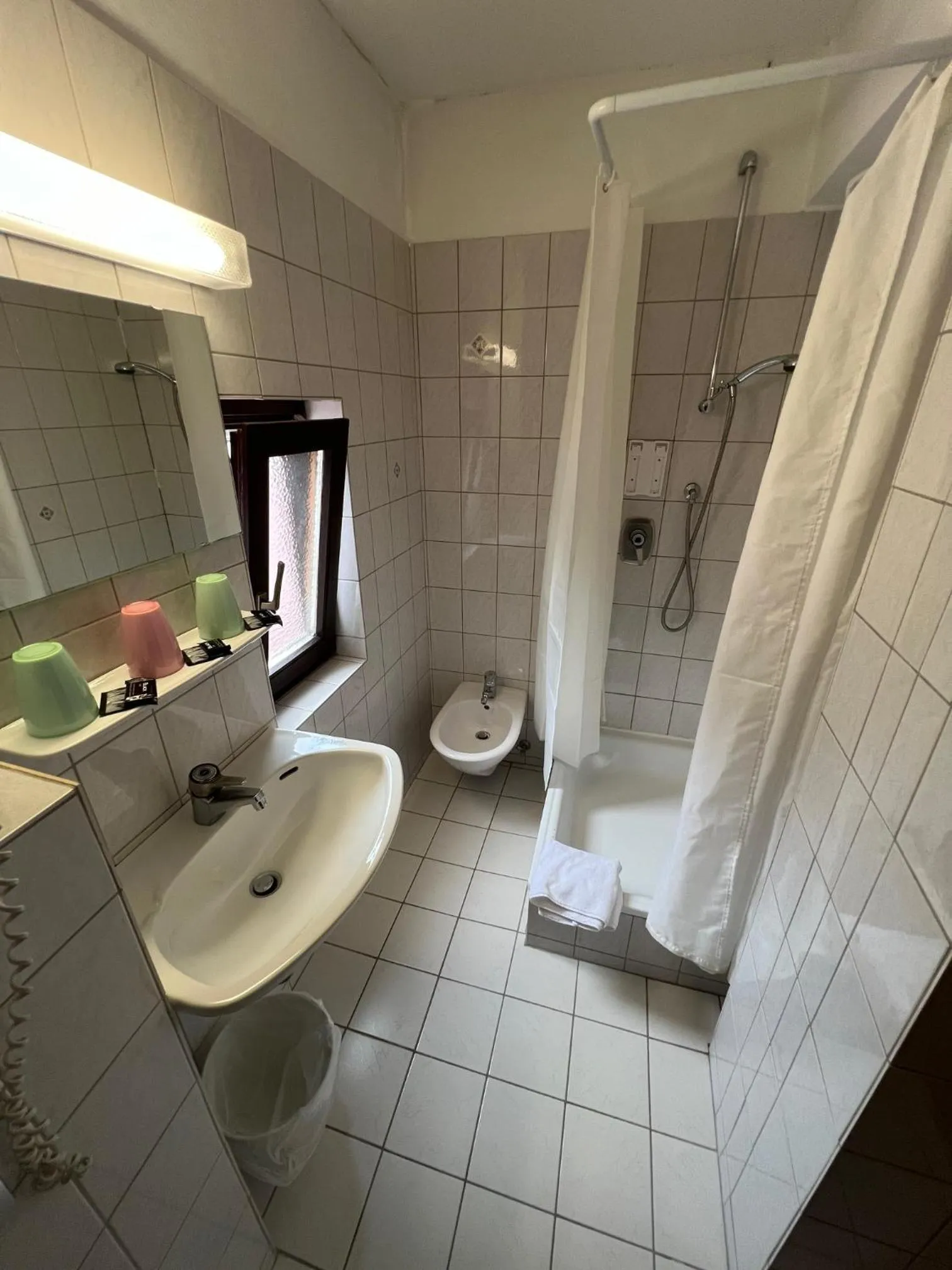 Shower in Hotel Köppeleck