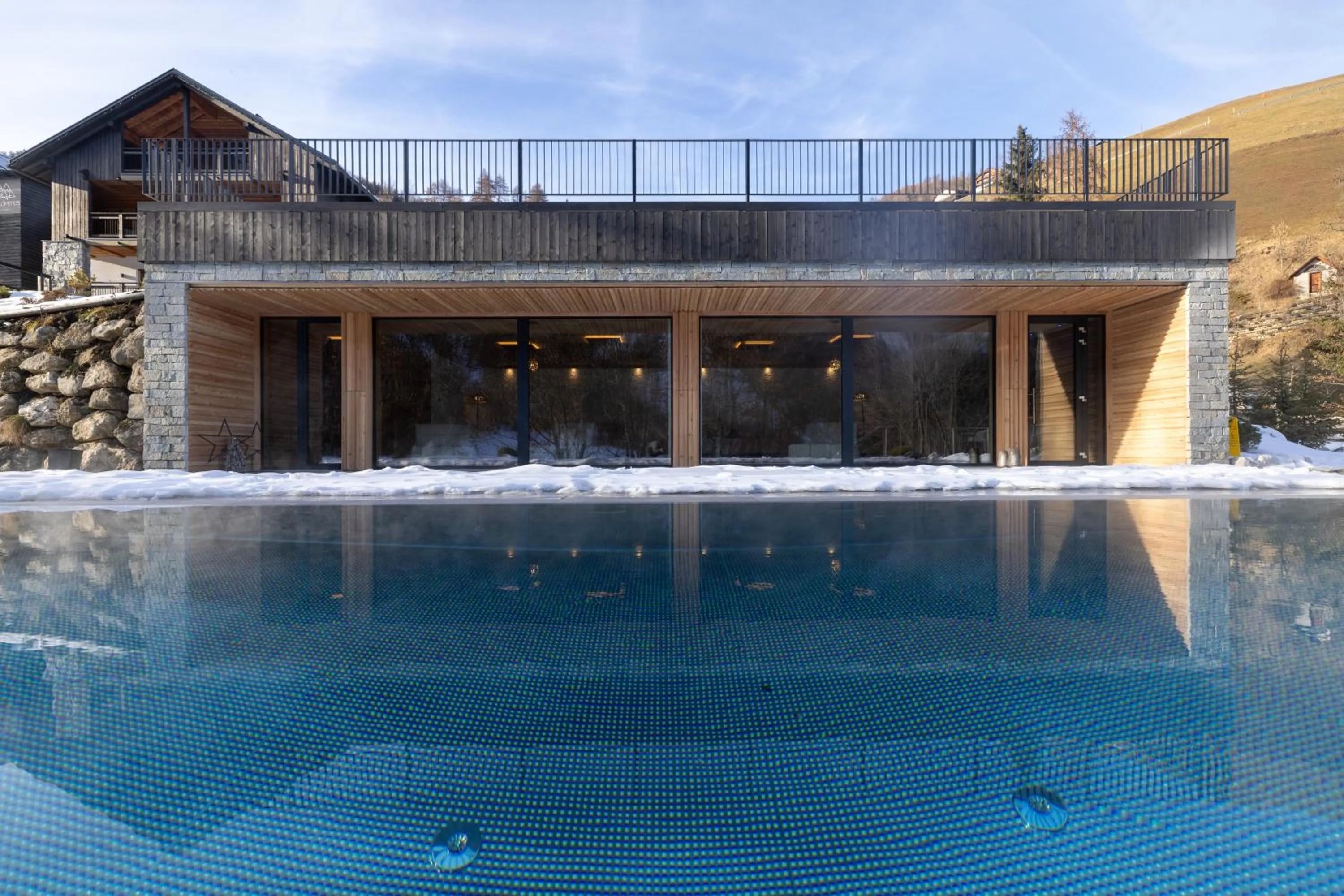 Property building in Les Dolomites Mountain Lodges