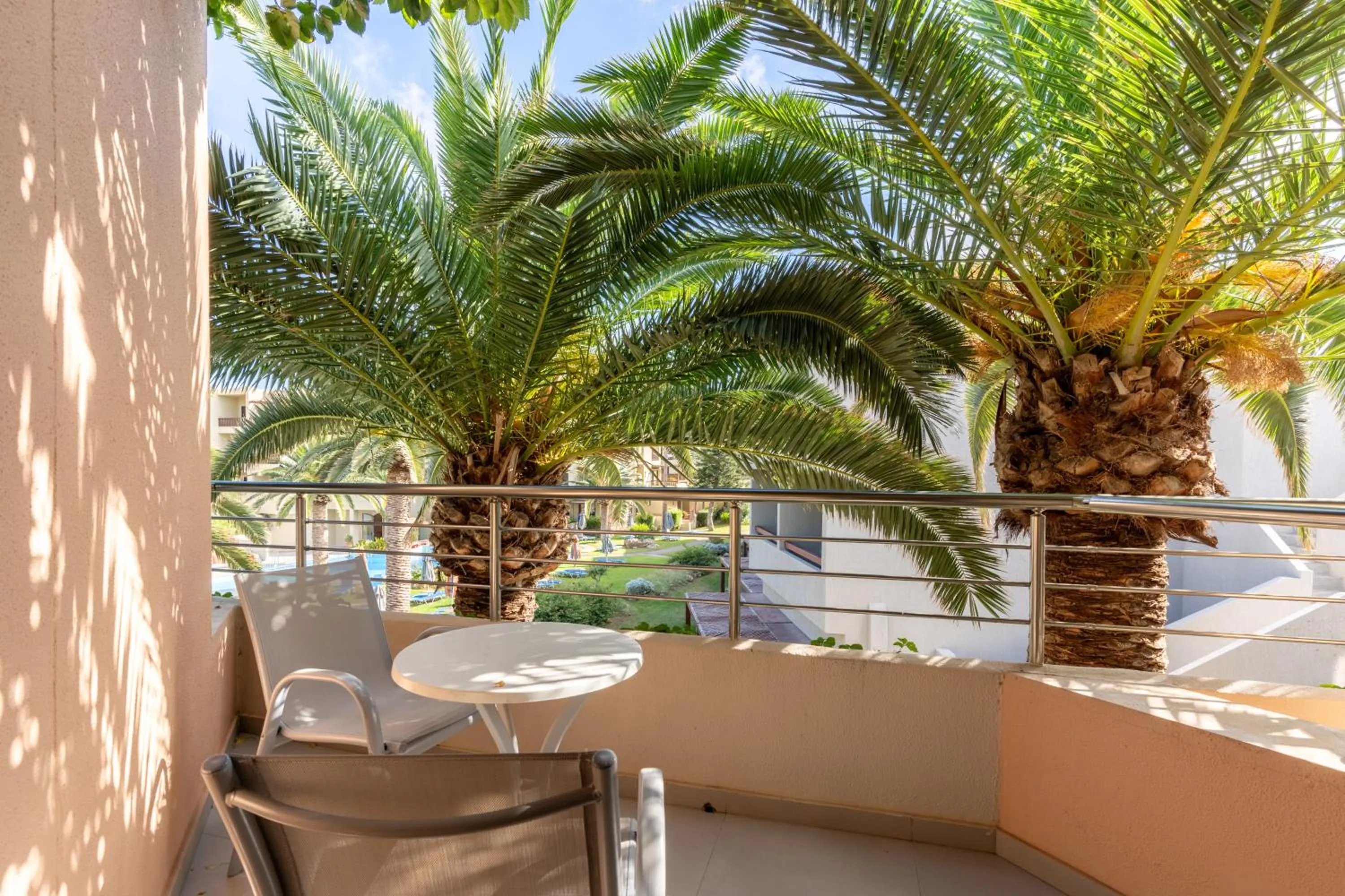 Balcony/Terrace in Eva Bay Hotel On The Beach - Adults Only