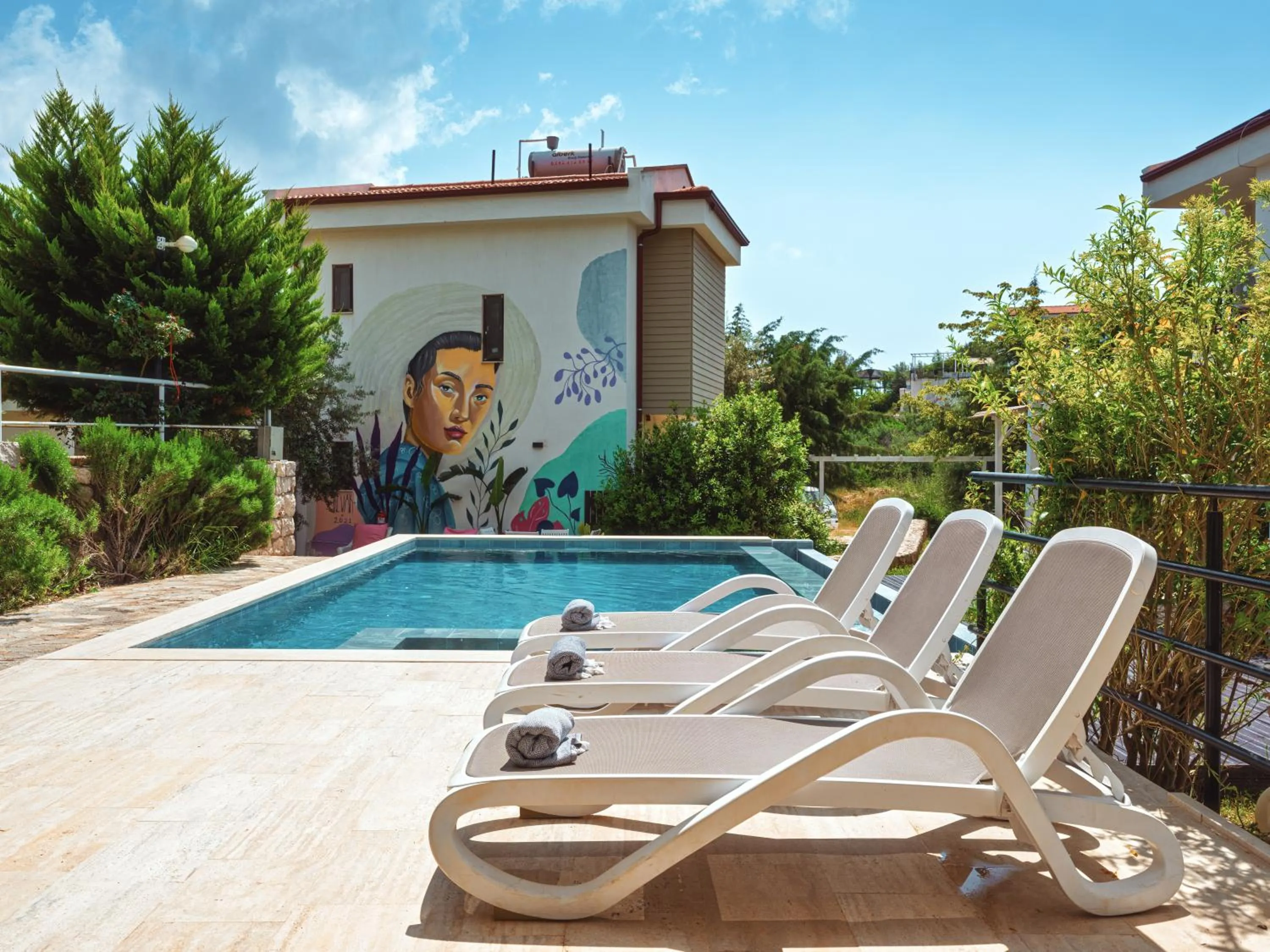 Patio in Sea Garden Kaş Hotel