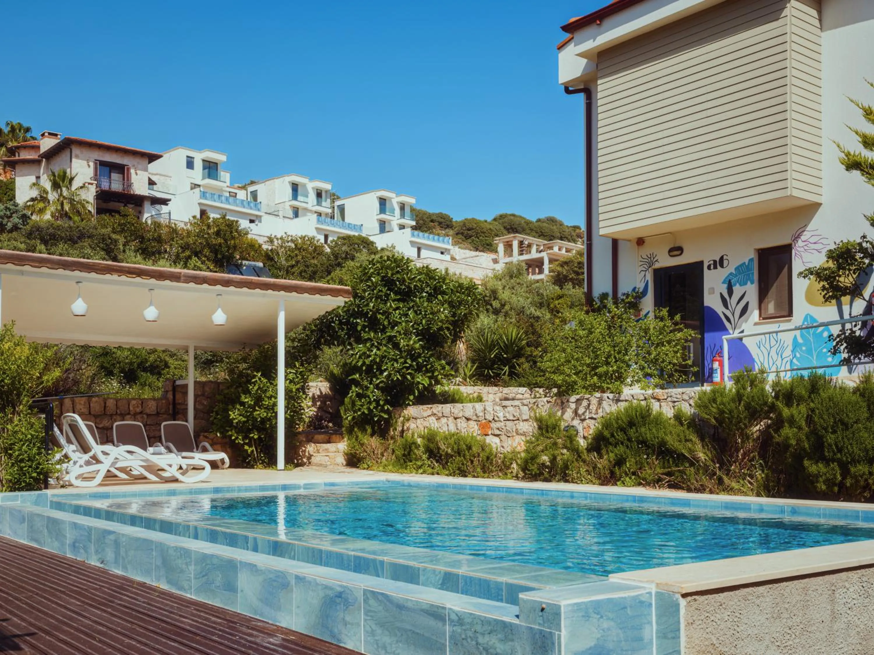 Swimming pool in Sea Garden Kaş Hotel