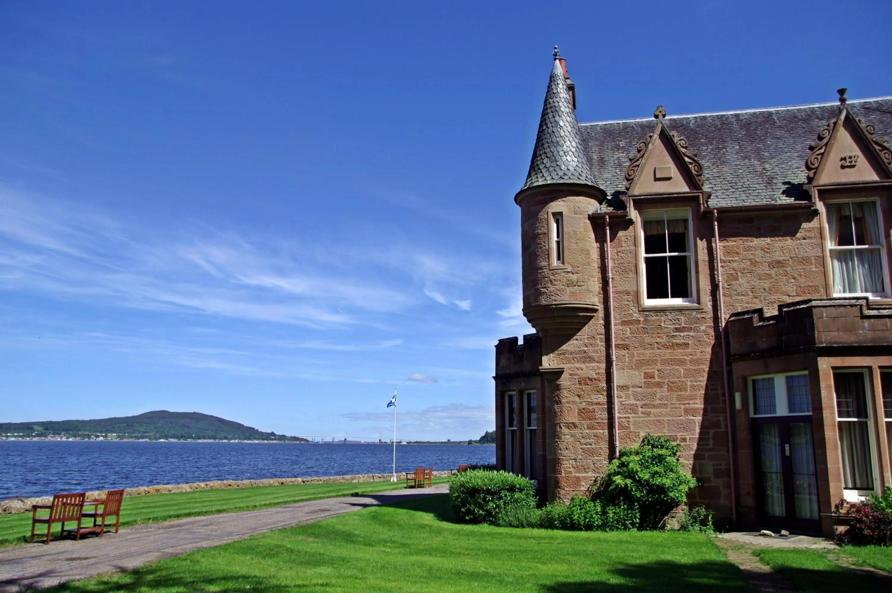 Sea view in Bunchrew House Hotel