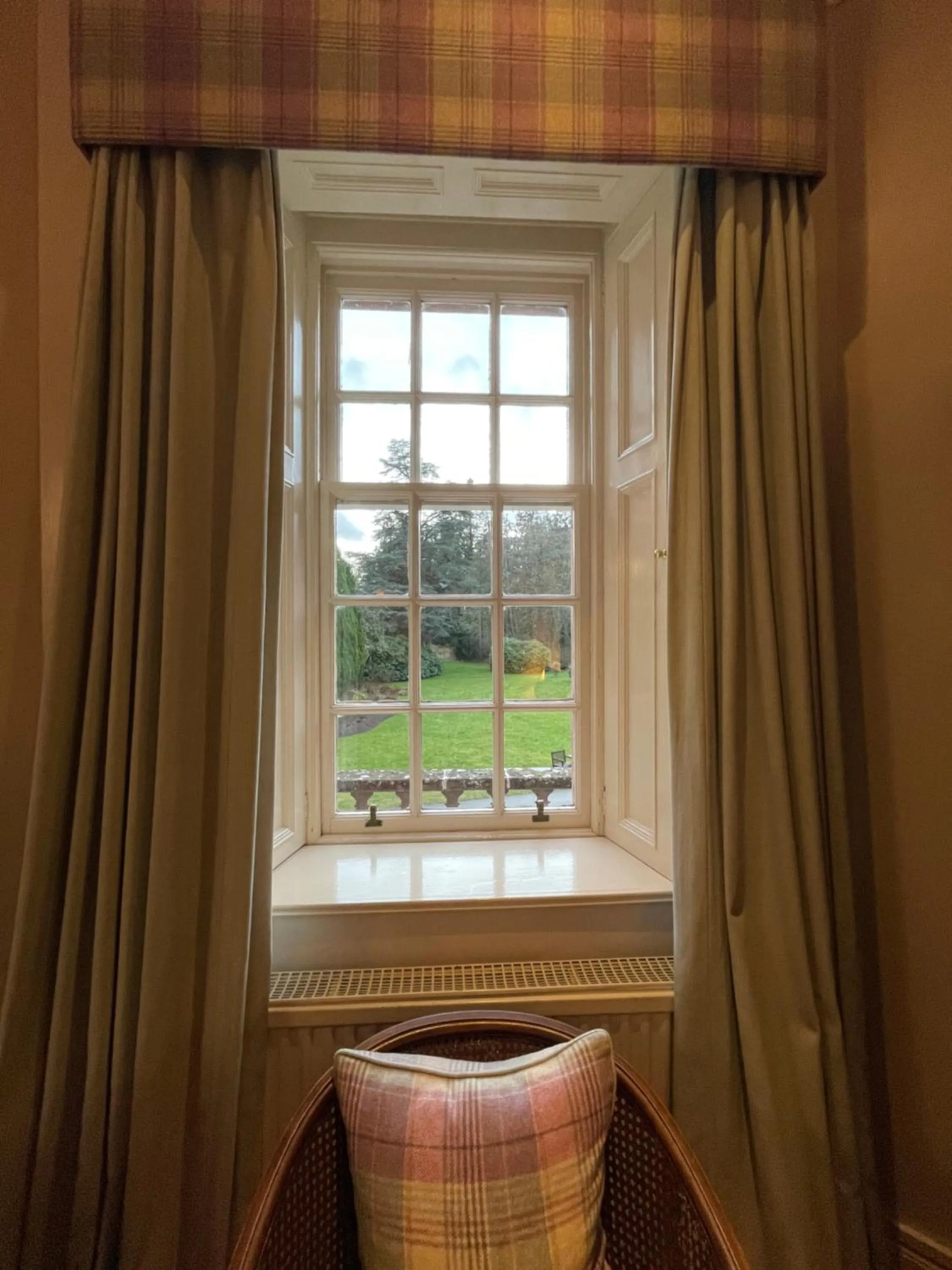 Garden view in Bunchrew House Hotel