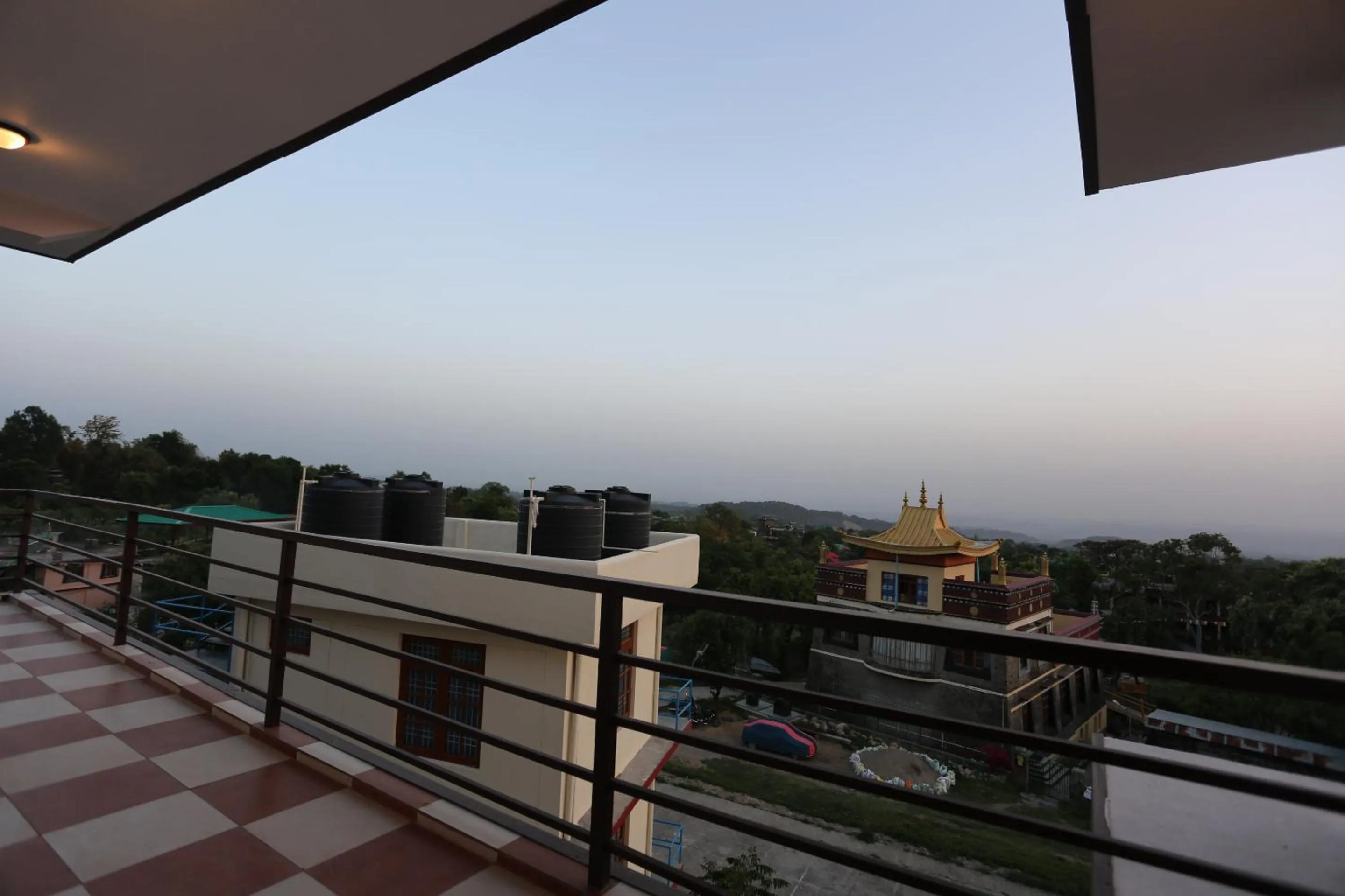 Balcony/Terrace in Hotel Buddha House Himalayan Brothers