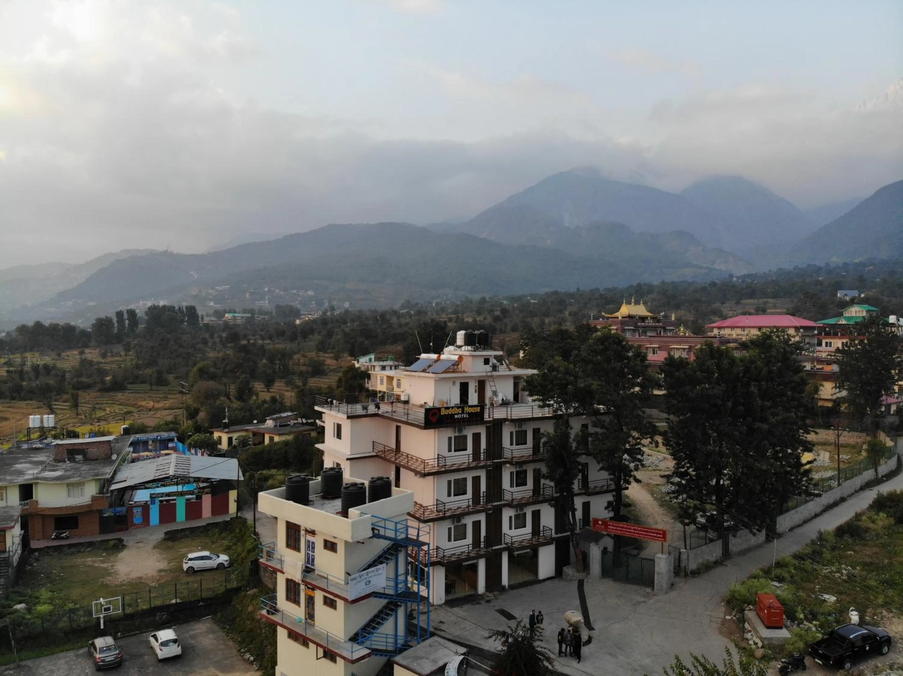 Bird's eye view in Hotel Buddha House Himalayan Brothers