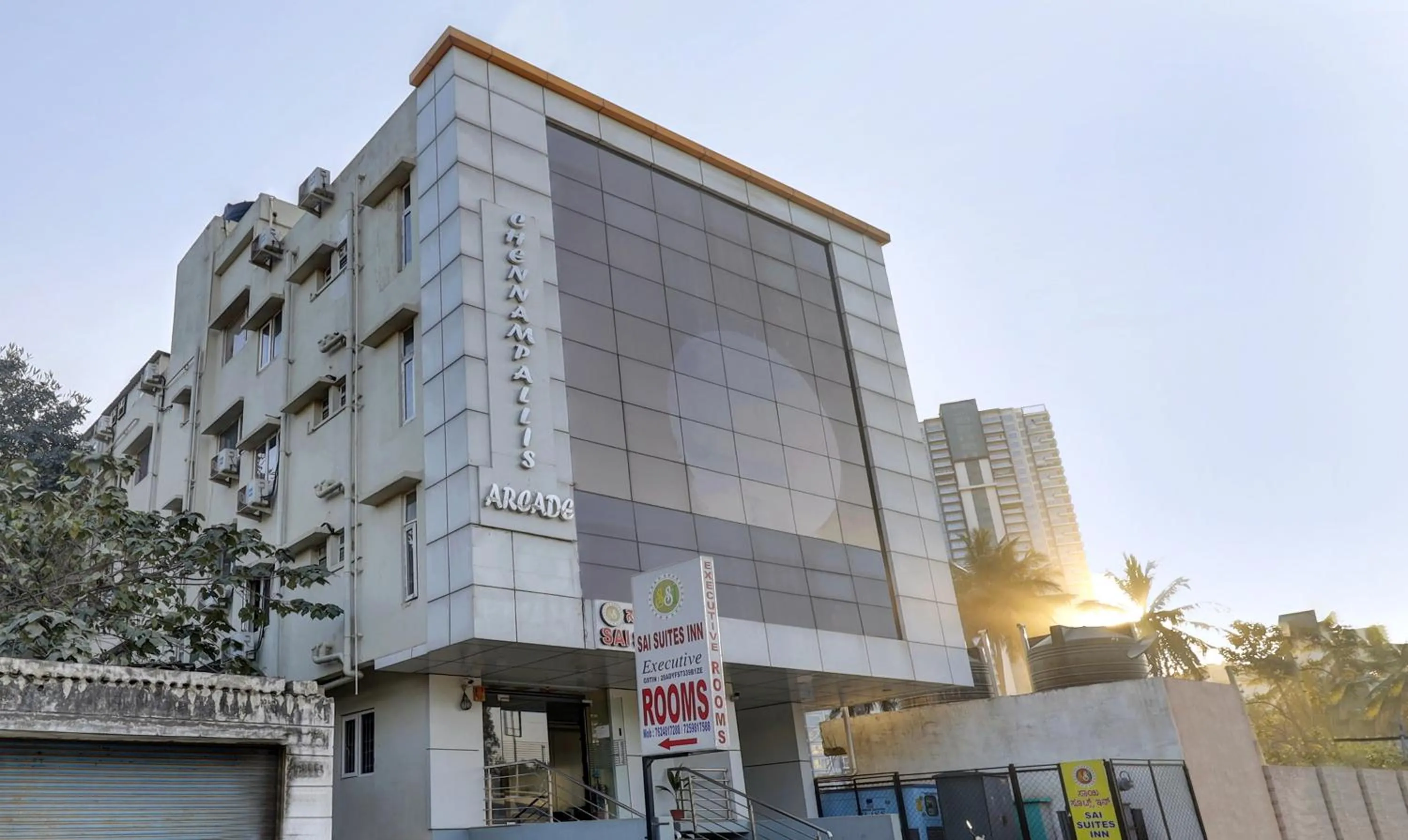 Property building in Treebo Sai Suites Inn Nagavara