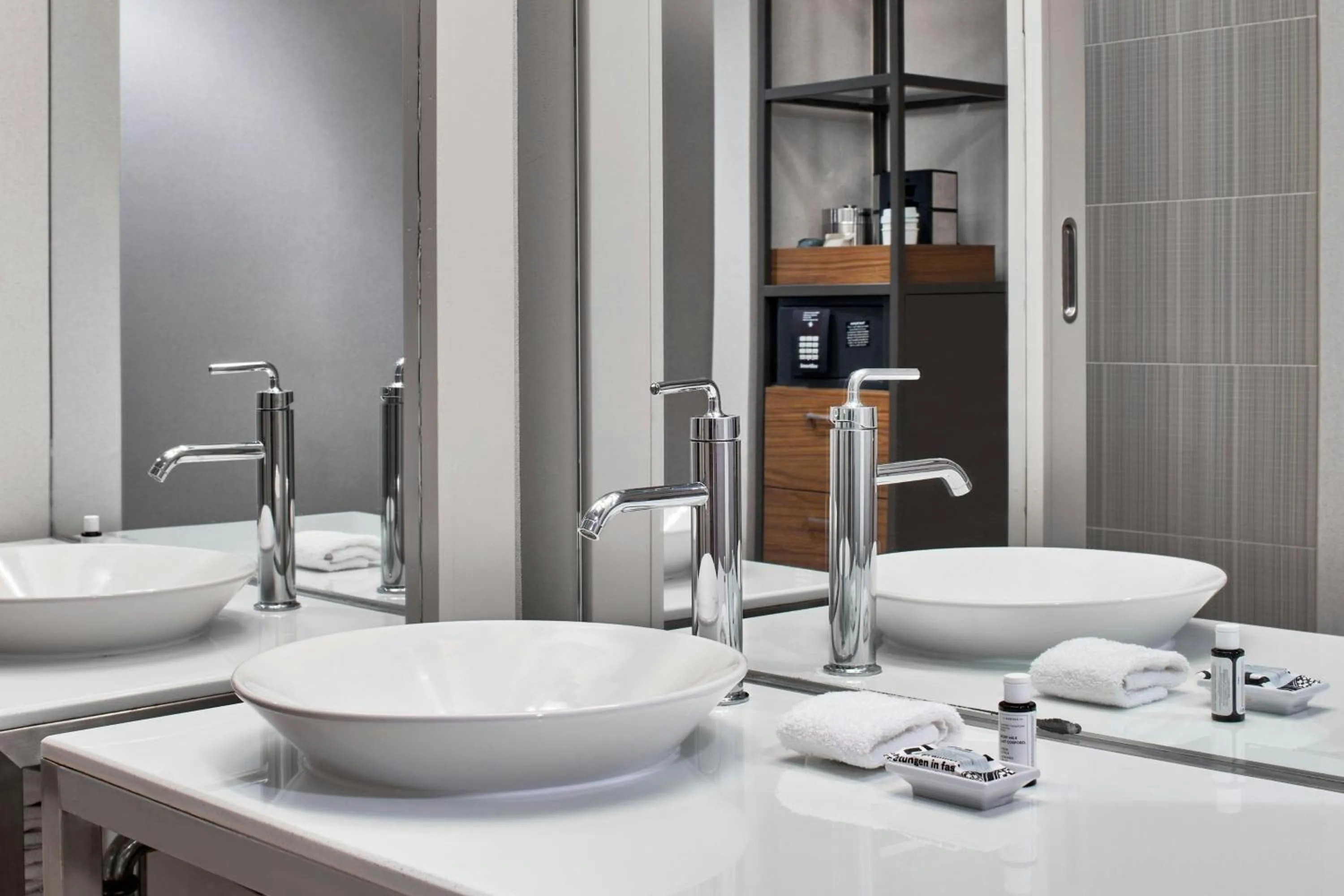 Bathroom in AC Hotel National Harbor Washington, DC Area