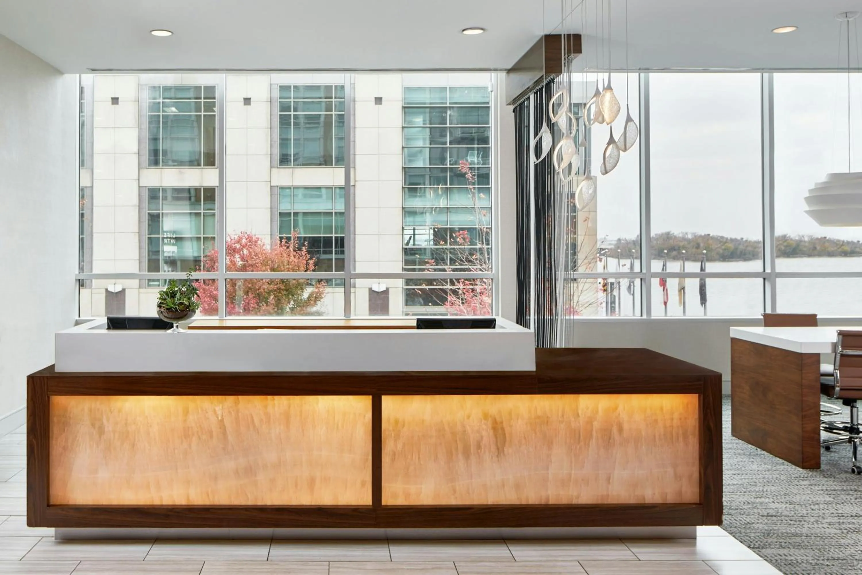 Lobby or reception in AC Hotel National Harbor Washington, DC Area