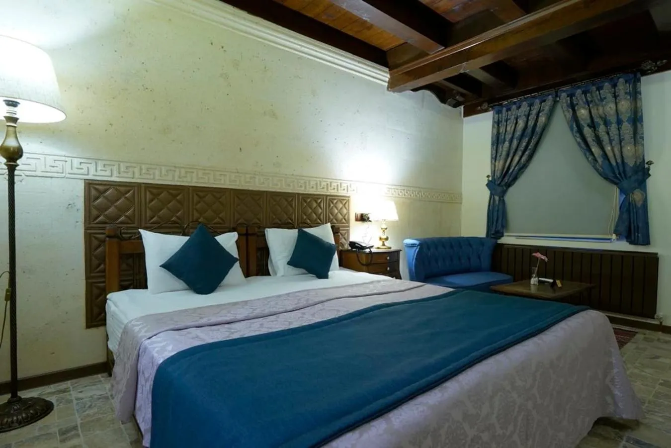 Bed in Arte Cave Hotel