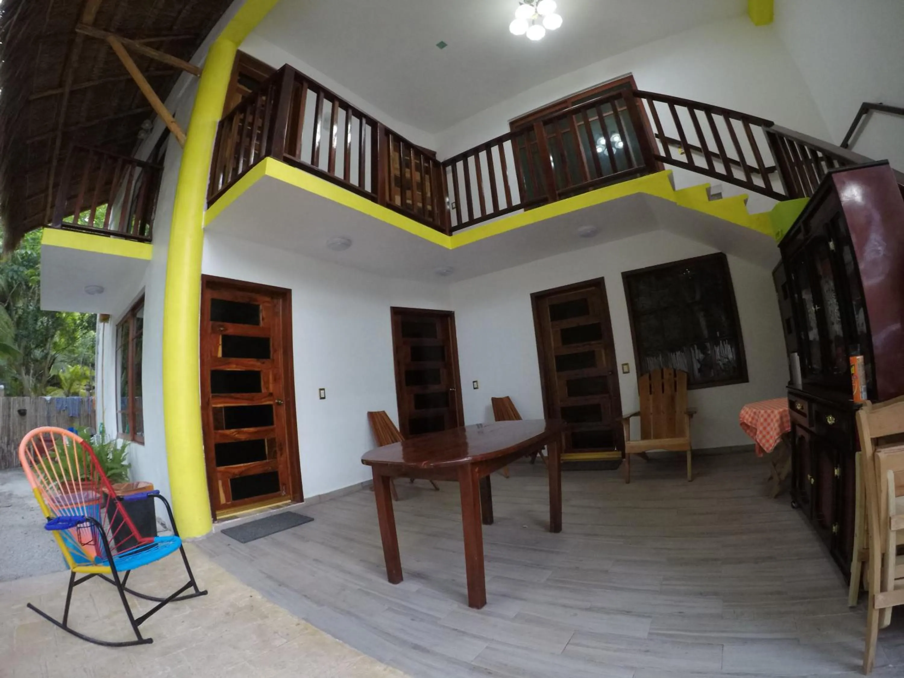 Dining area in Casa CheJum Bacalar