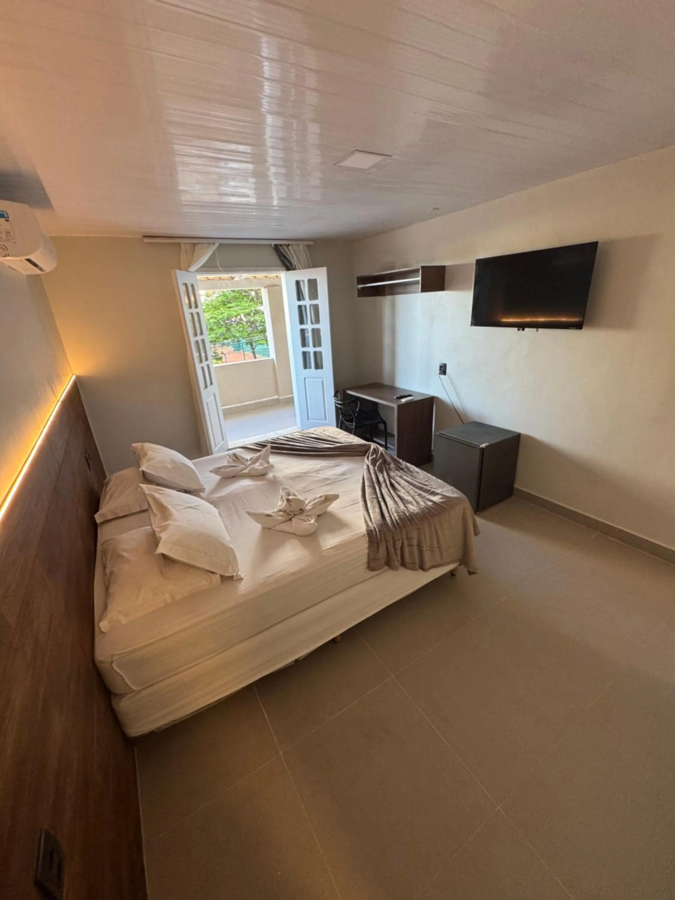 Bed in Hotel Pousada Villa Marina