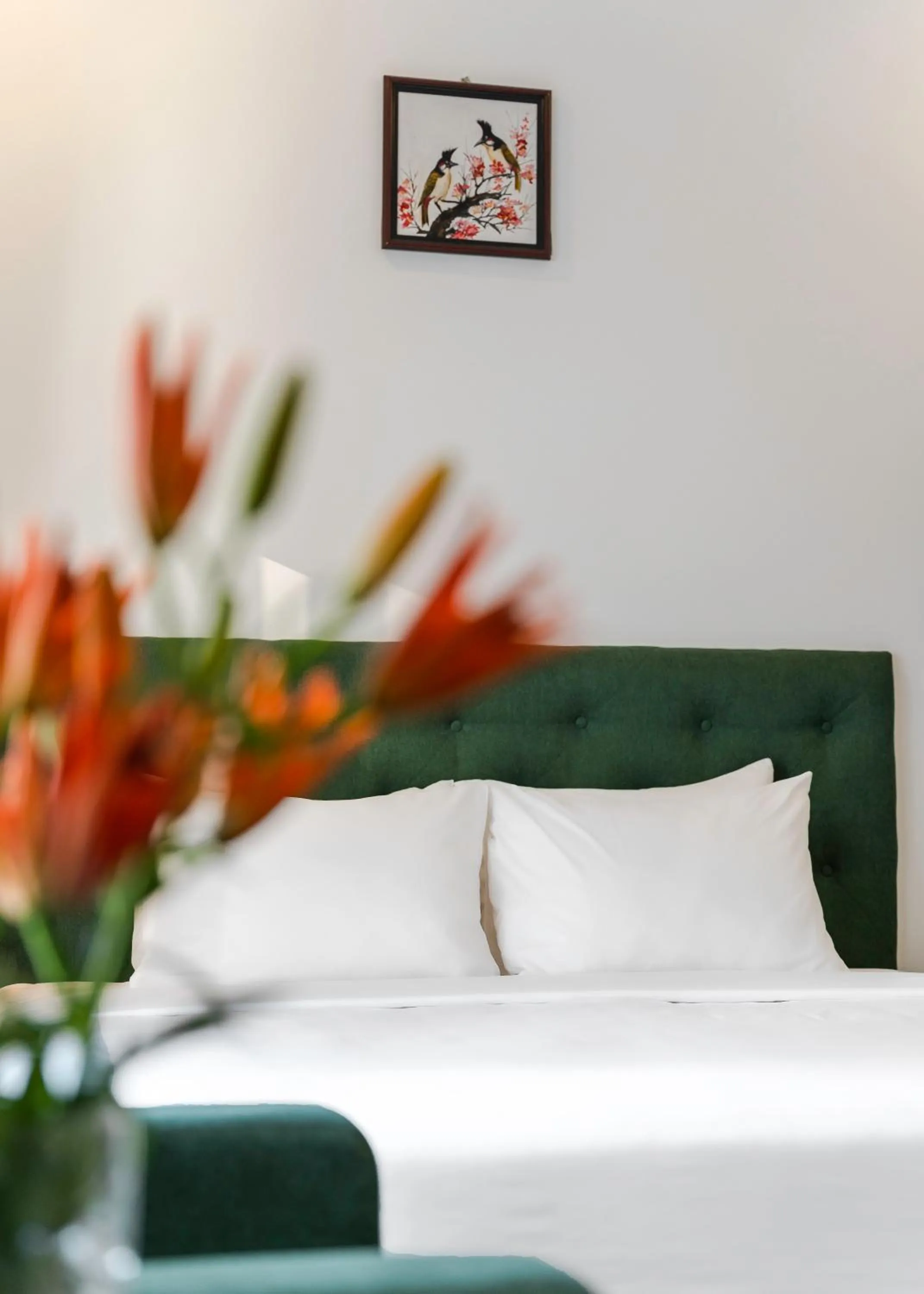 Bed in TTR Moonstone Apart Hotel