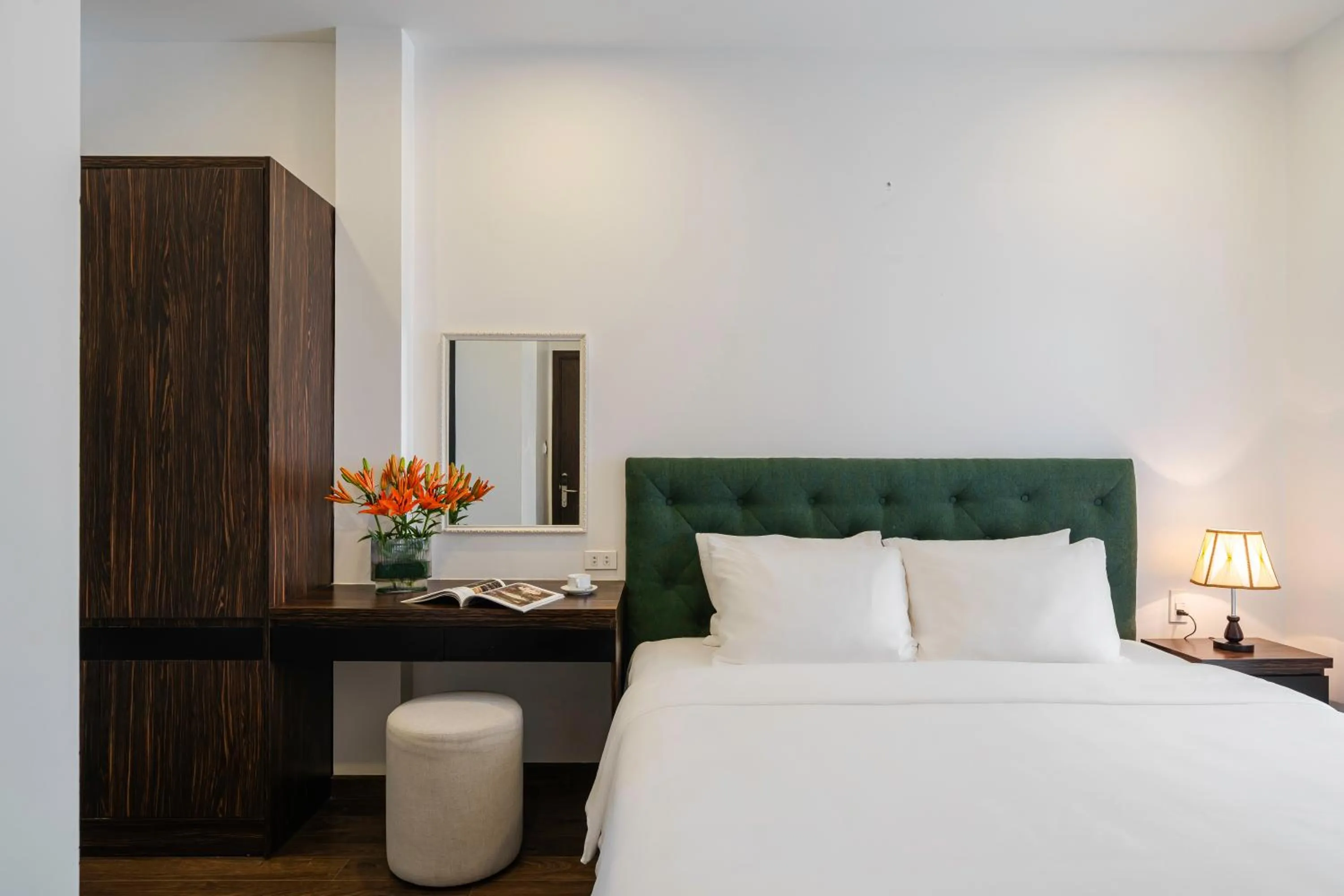 Bed in TTR Moonstone Apart Hotel