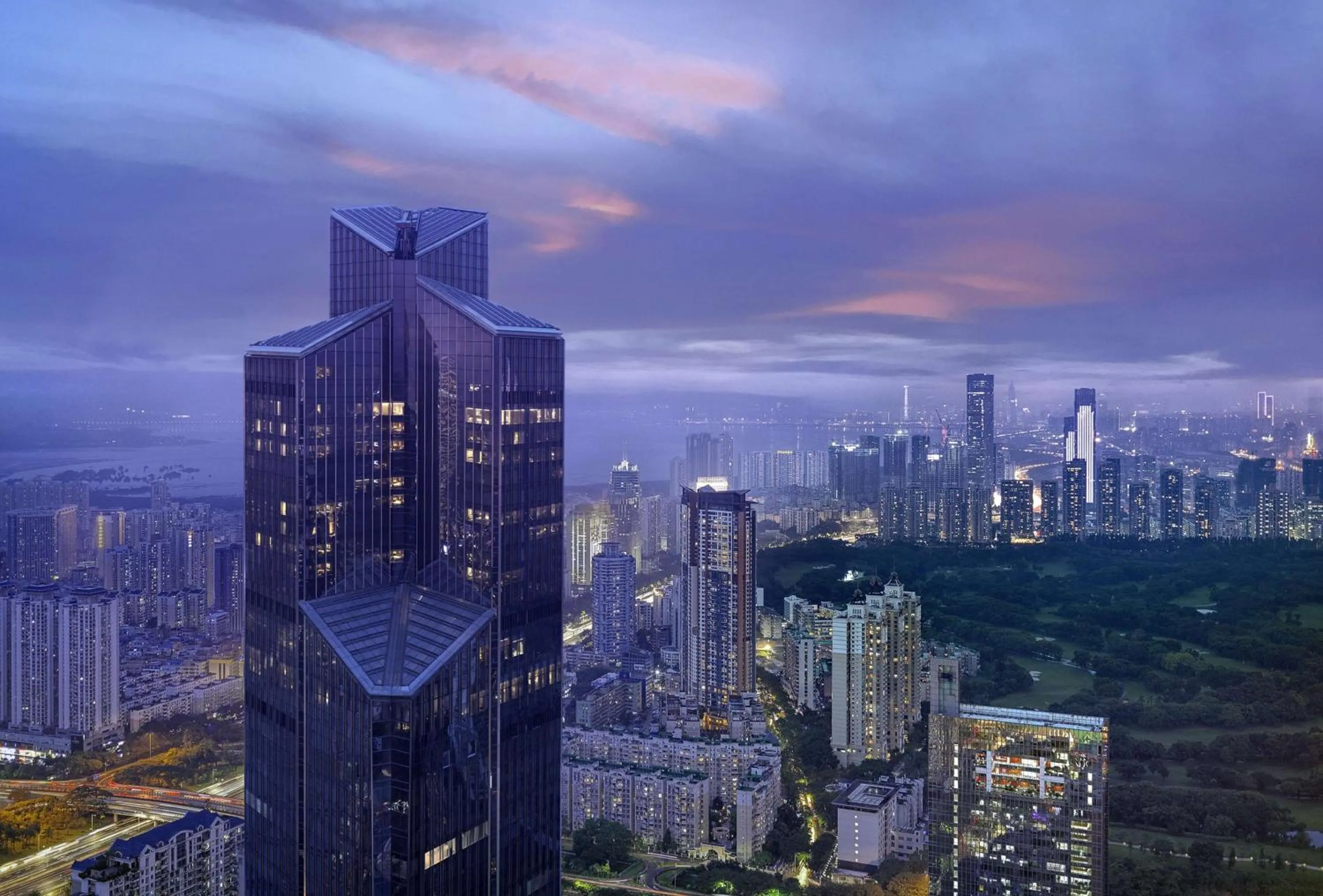 Property building in Park Hyatt Shenzhen