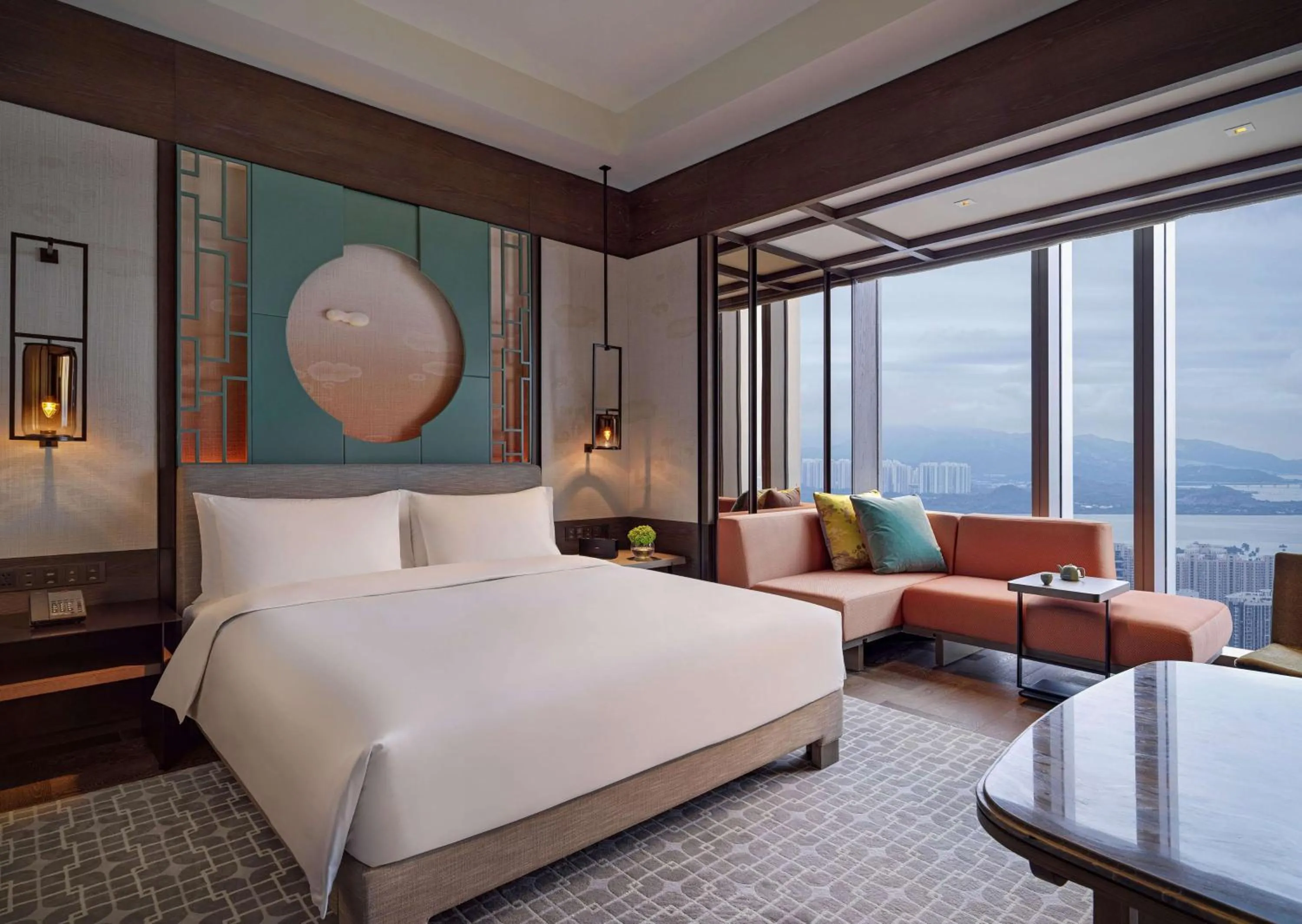 Photo of the whole room, Bed in Park Hyatt Shenzhen