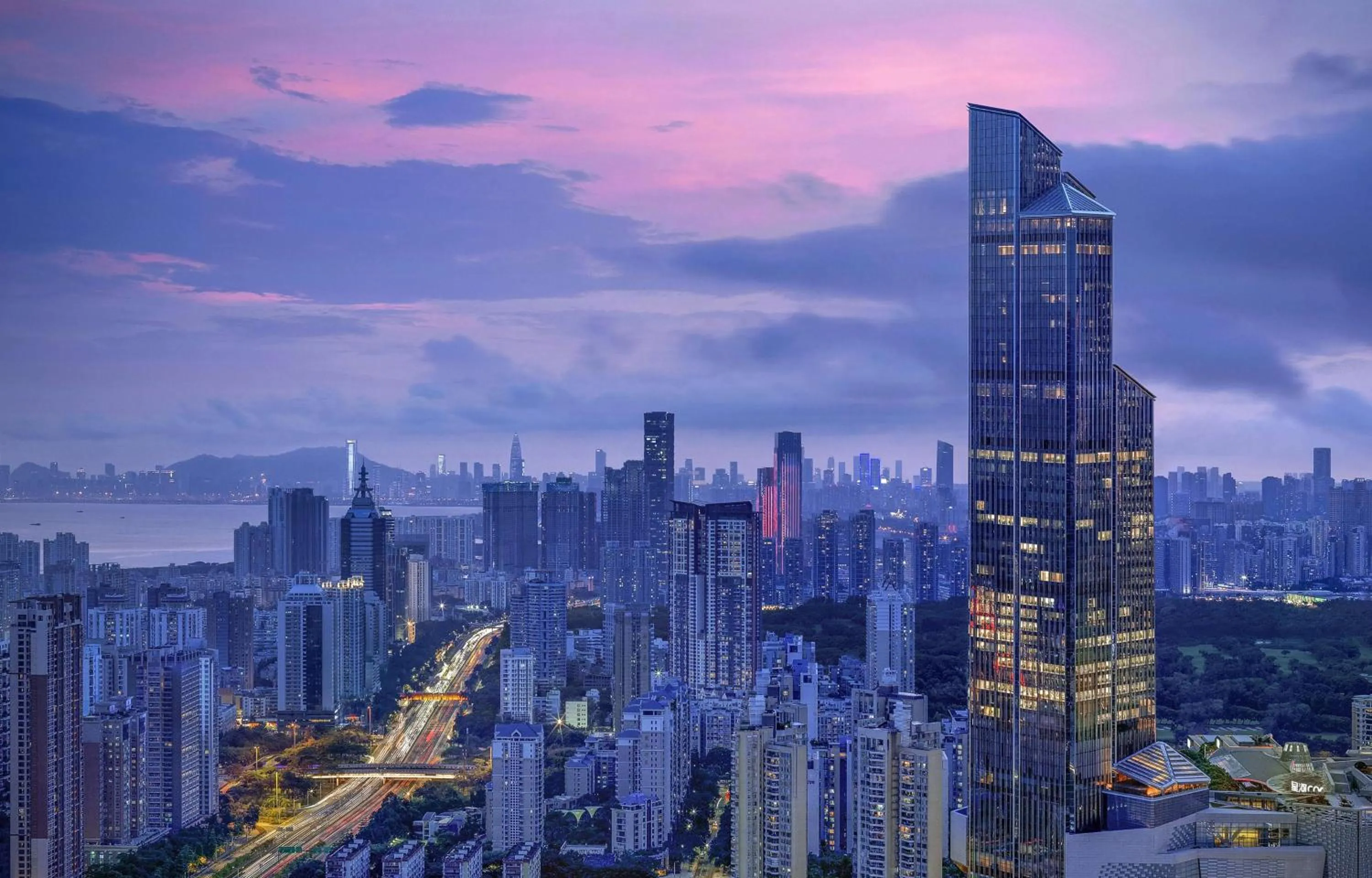 Property building in Park Hyatt Shenzhen