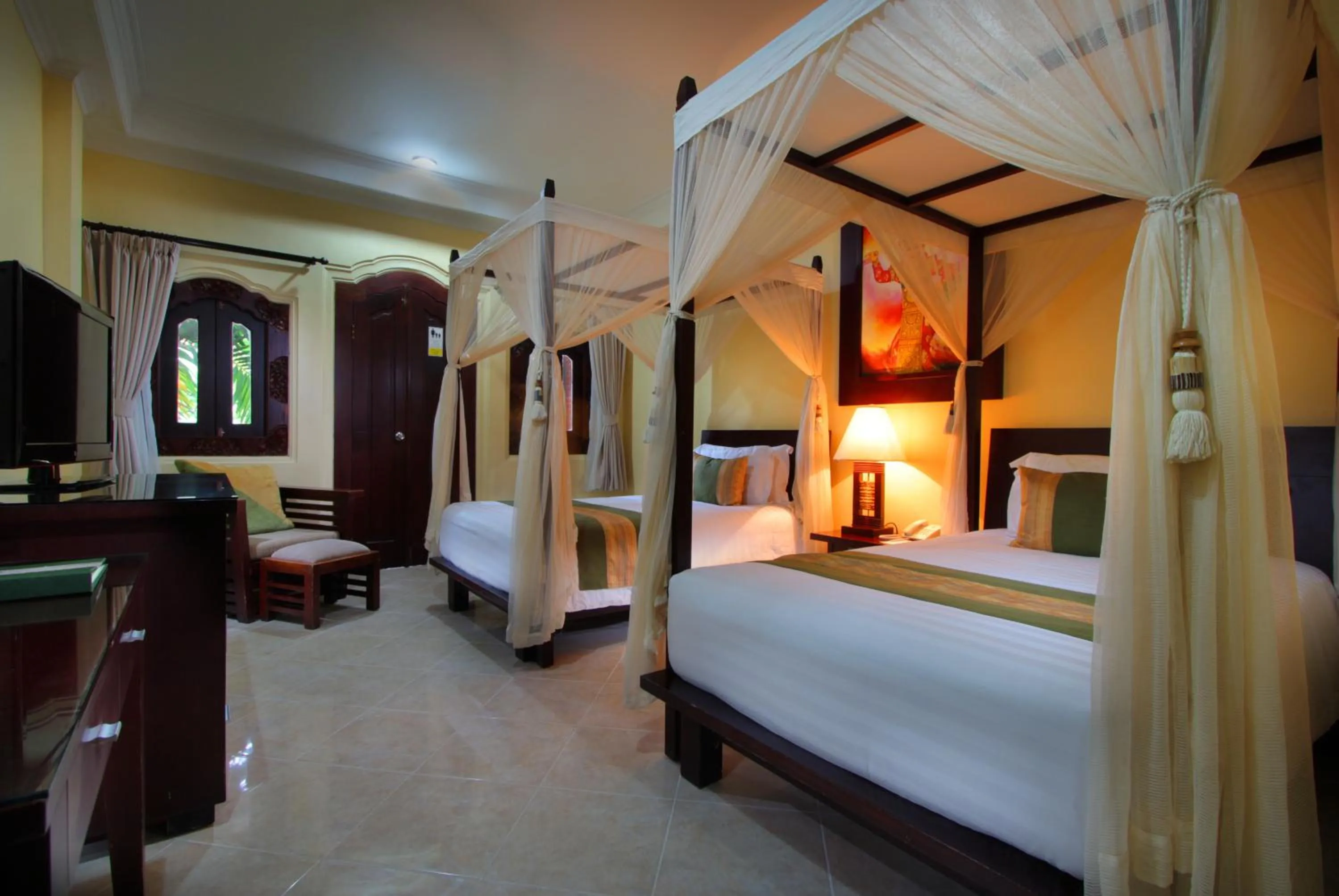 Bedroom, Bed in Adi Dharma Hotel Kuta