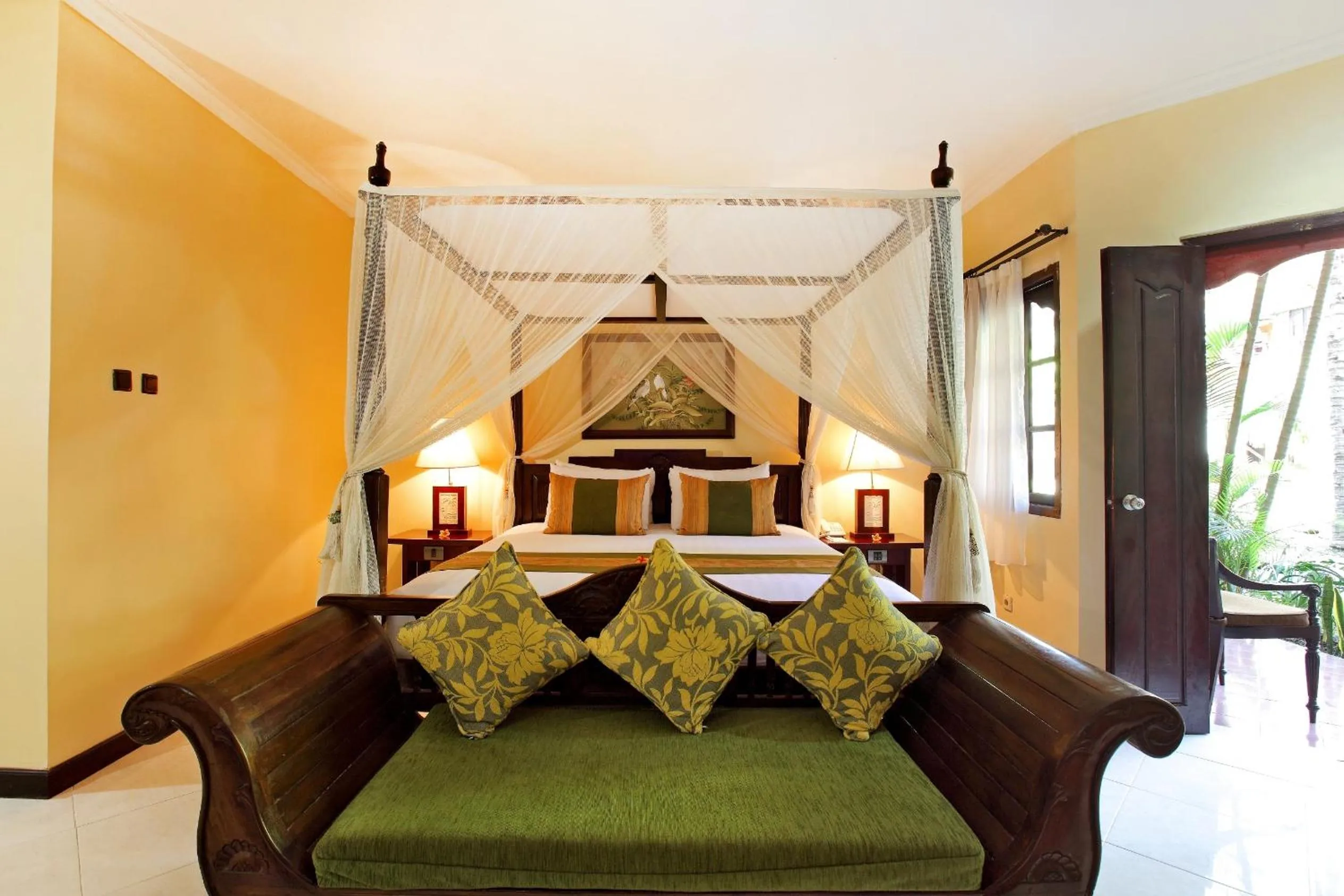 Bed in Adi Dharma Hotel Kuta