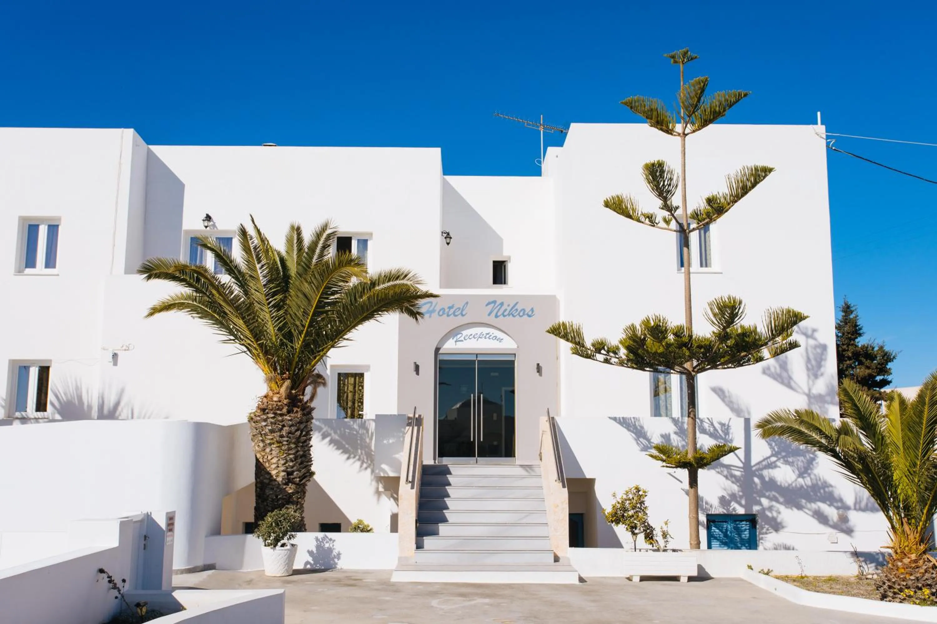 Property building in Nikos Hotel