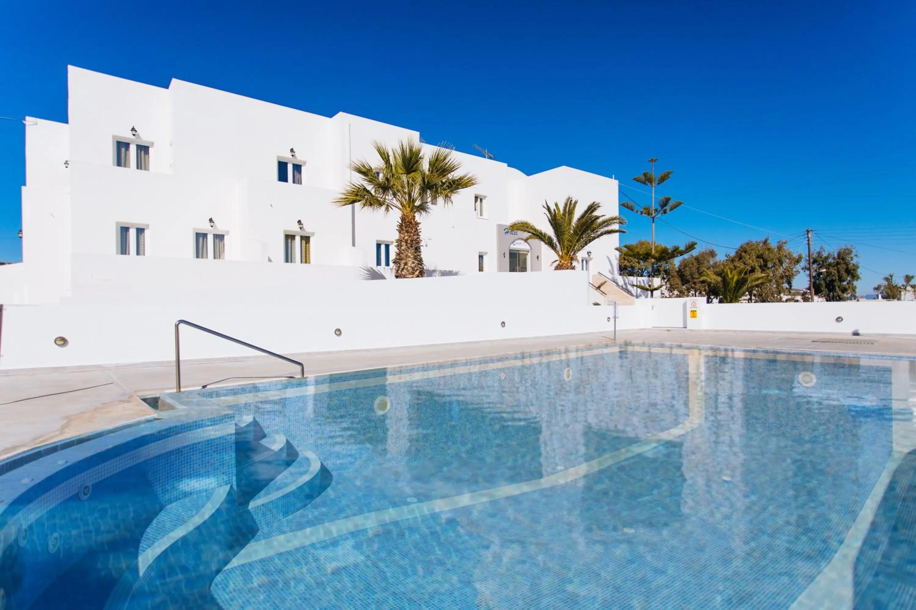 Property building in Nikos Hotel