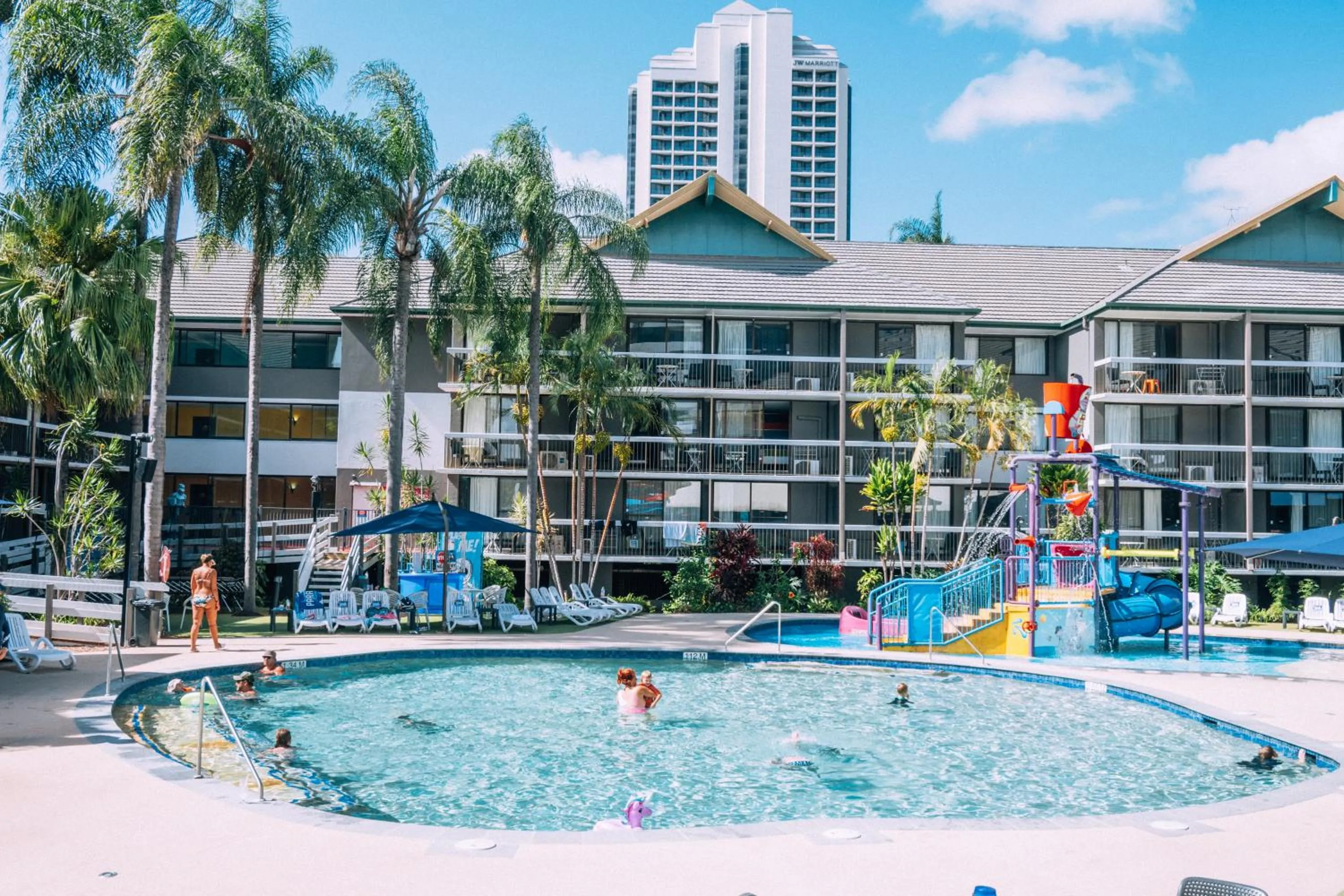 Aqua park in Paradise Resort Gold Coast