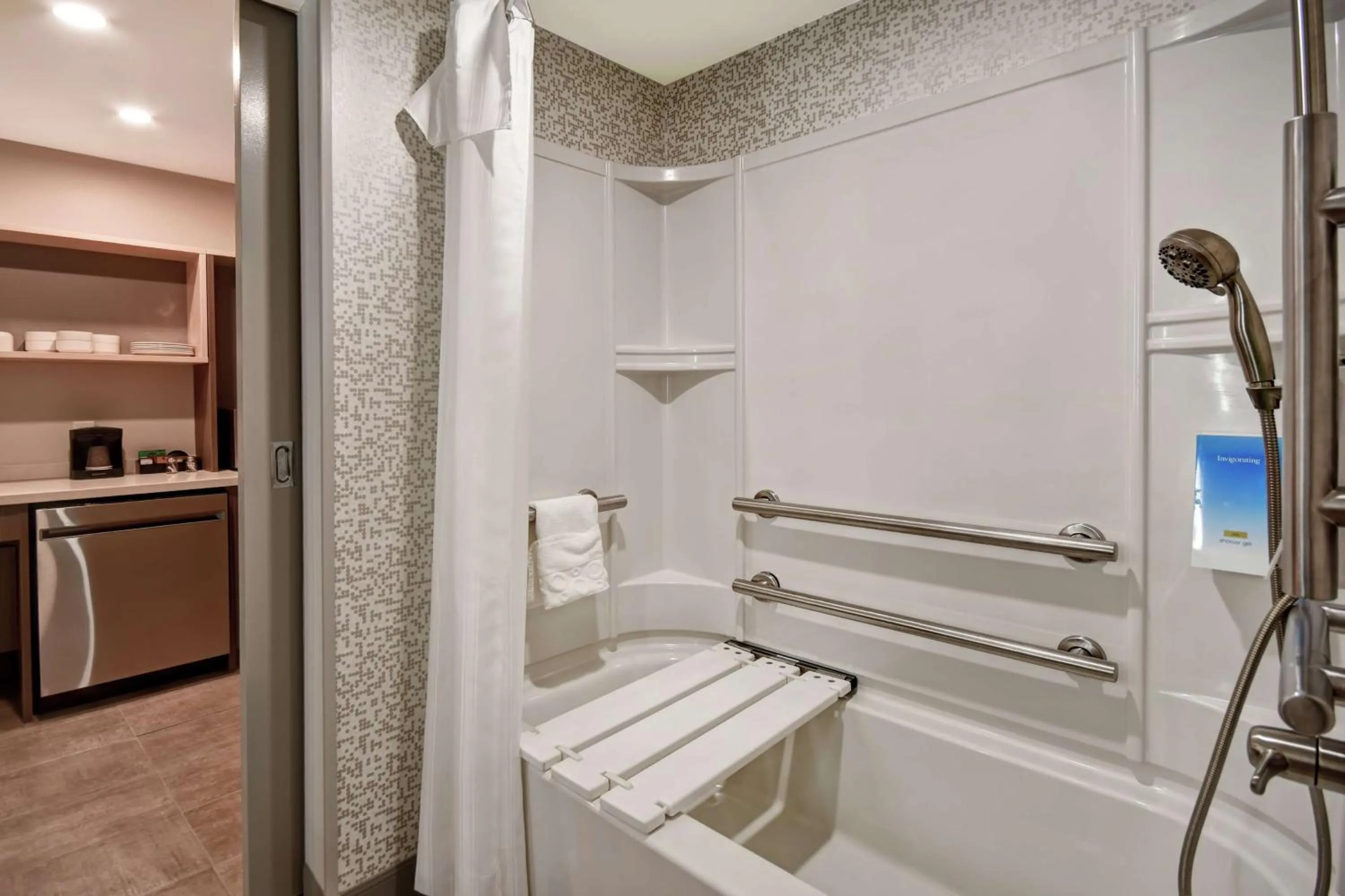 Bathroom in Home2 Suites By Hilton Atlanta Marietta, Ga