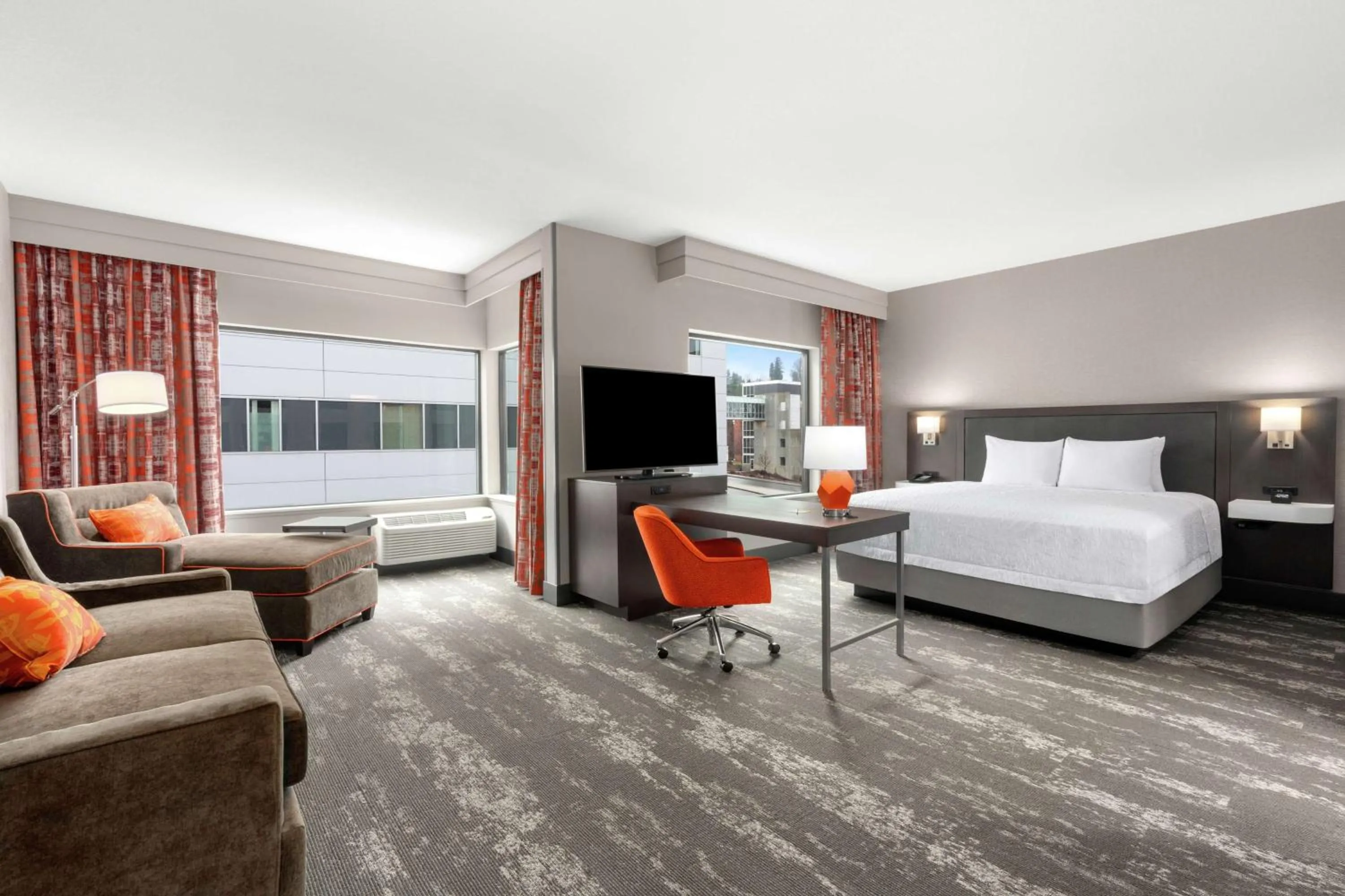 Bedroom, Bed in Hampton Inn & Suites Spokane Downtown-South
