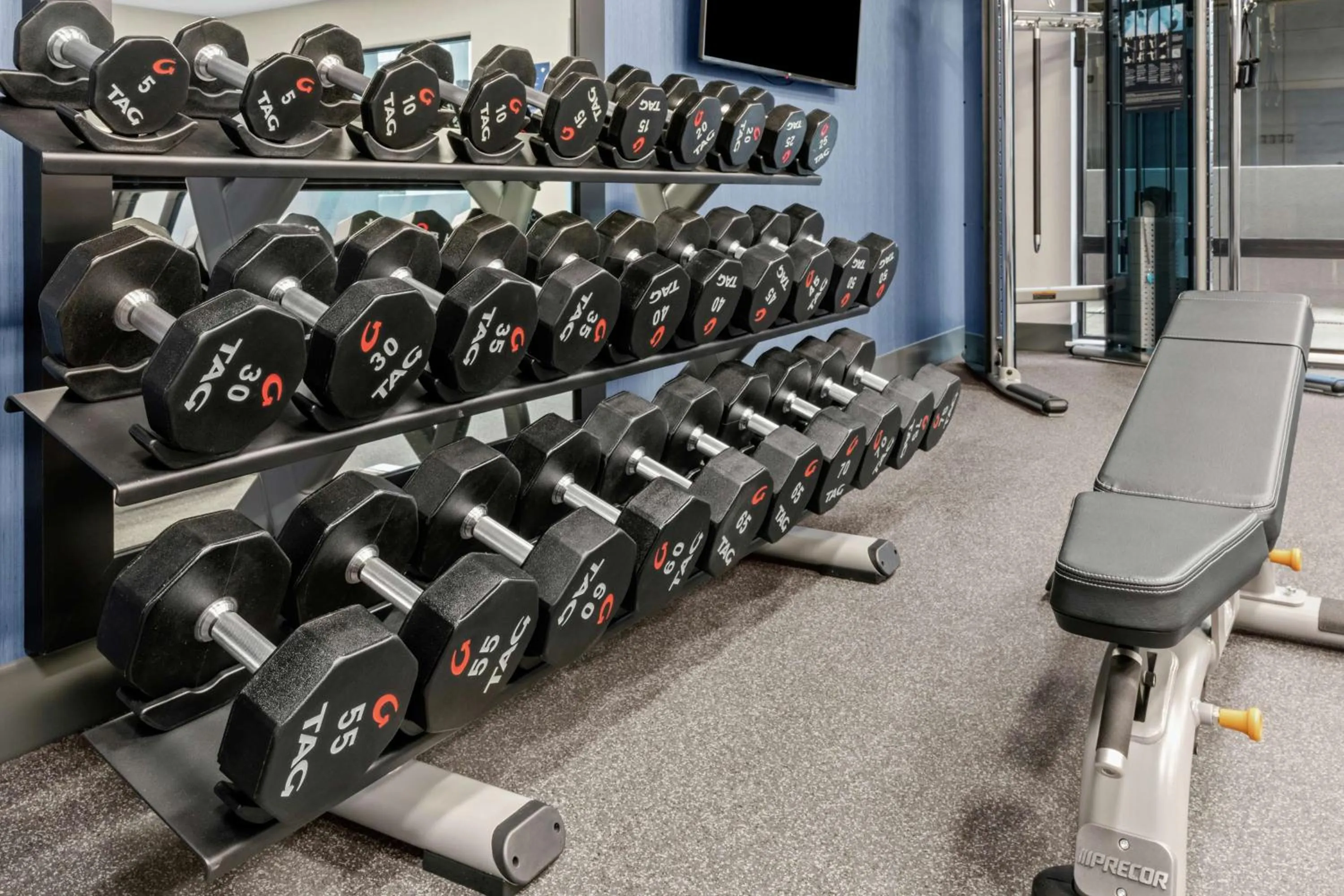 Fitness centre/facilities in Hampton Inn & Suites Spokane Downtown-South