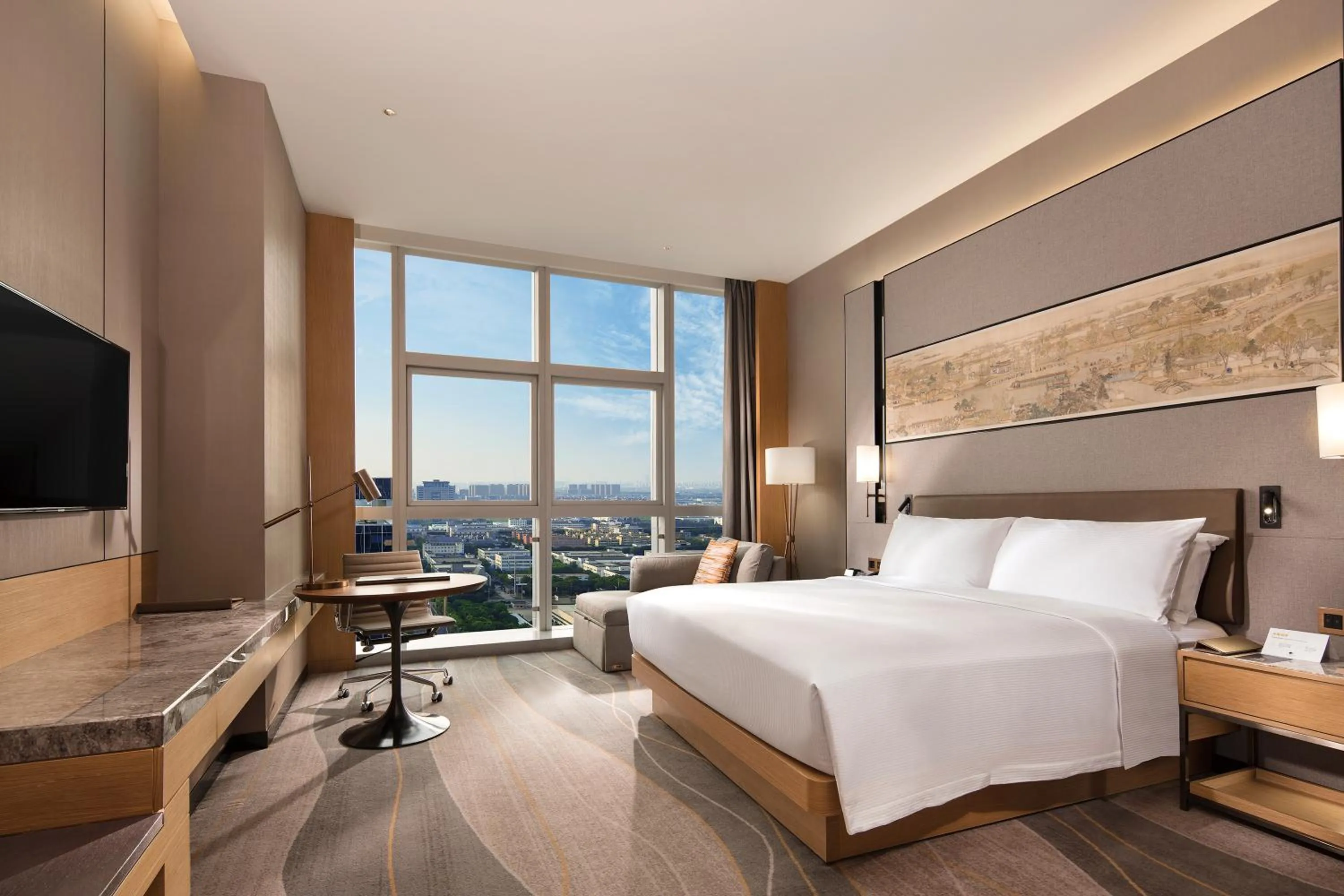 Bed in Doubletree By Hilton Suzhou Wujiang
