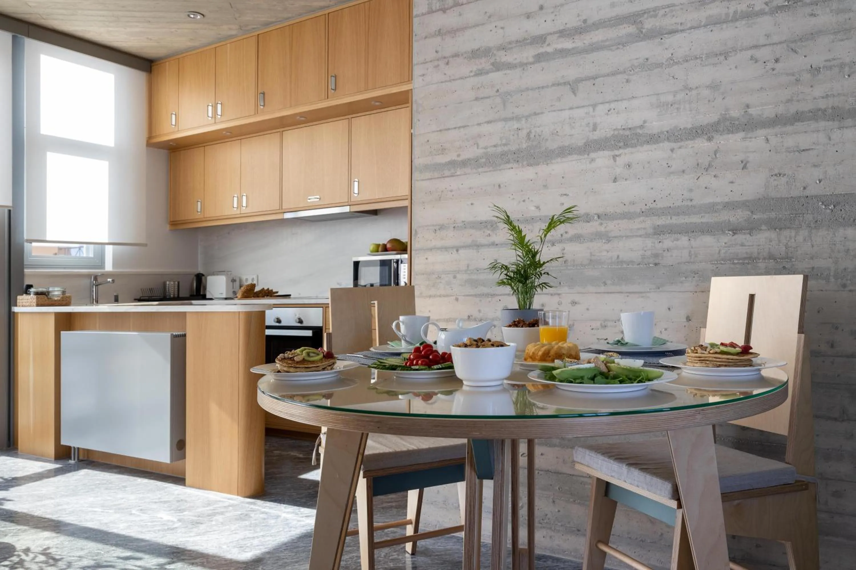 Dining area in Athens BlueBuilding