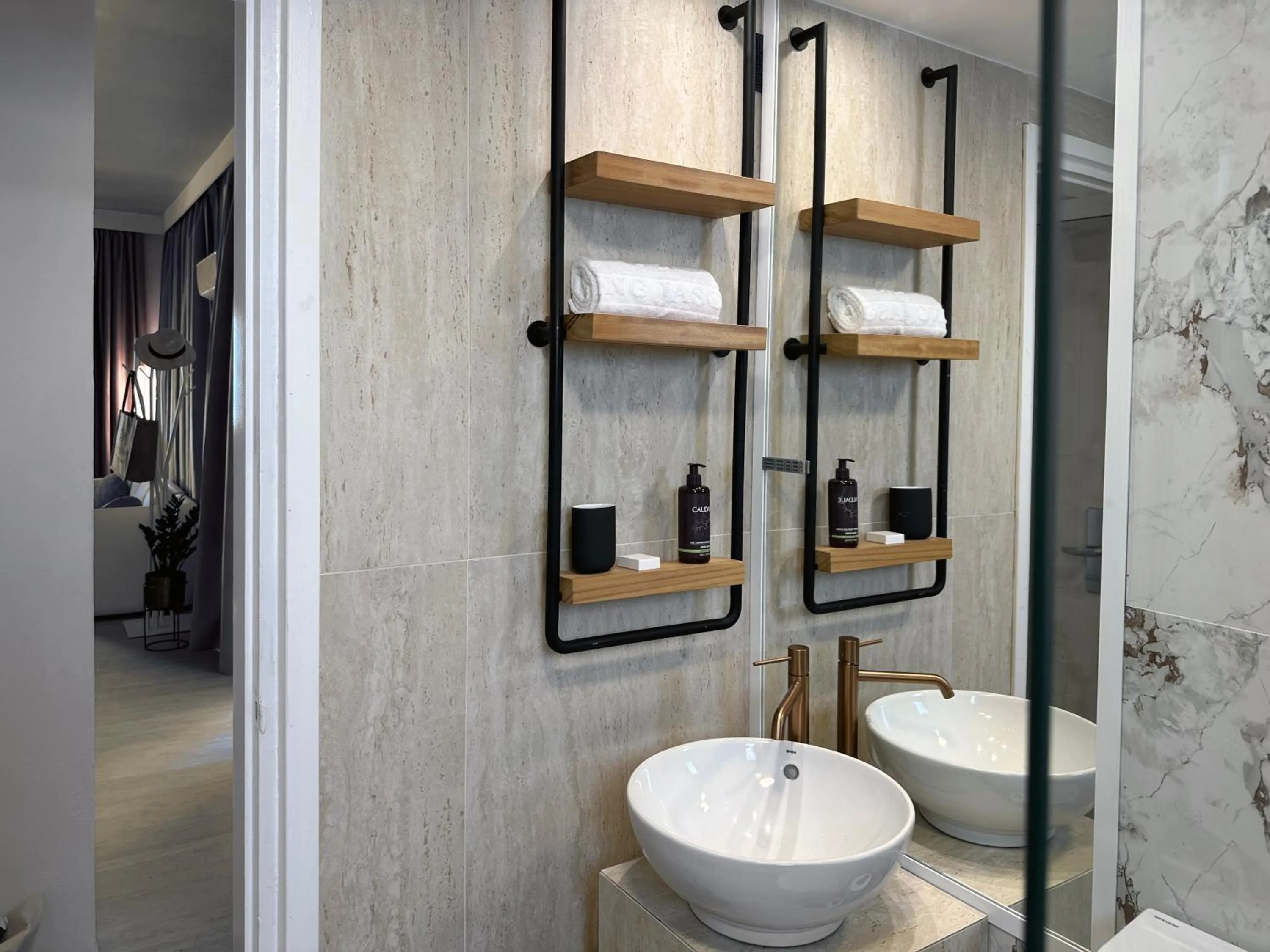 Bathroom in King Jason Paphos - Designed for Adults by Louis Hotels