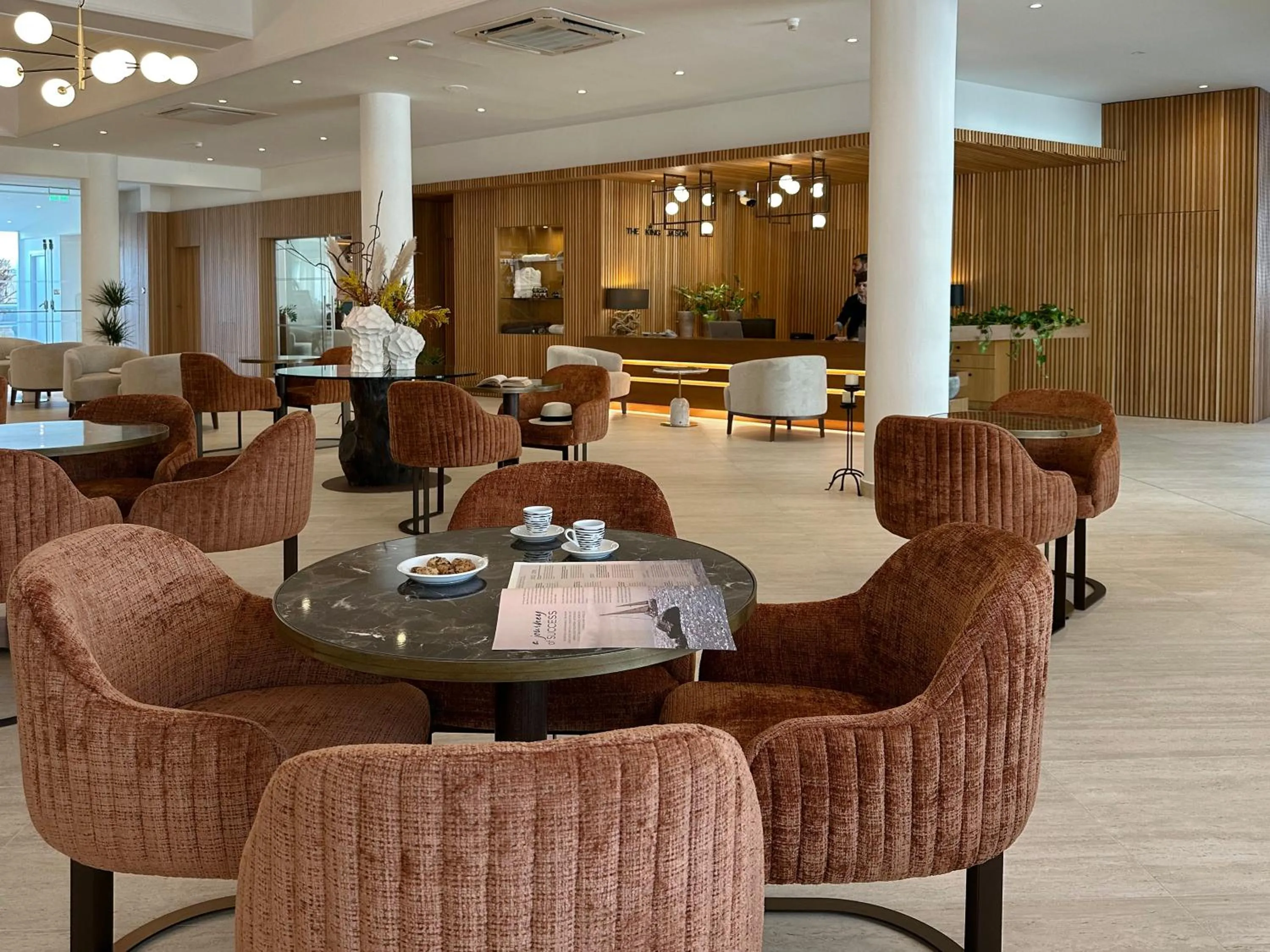 Lobby or reception in King Jason Paphos - Designed for Adults by Louis Hotels