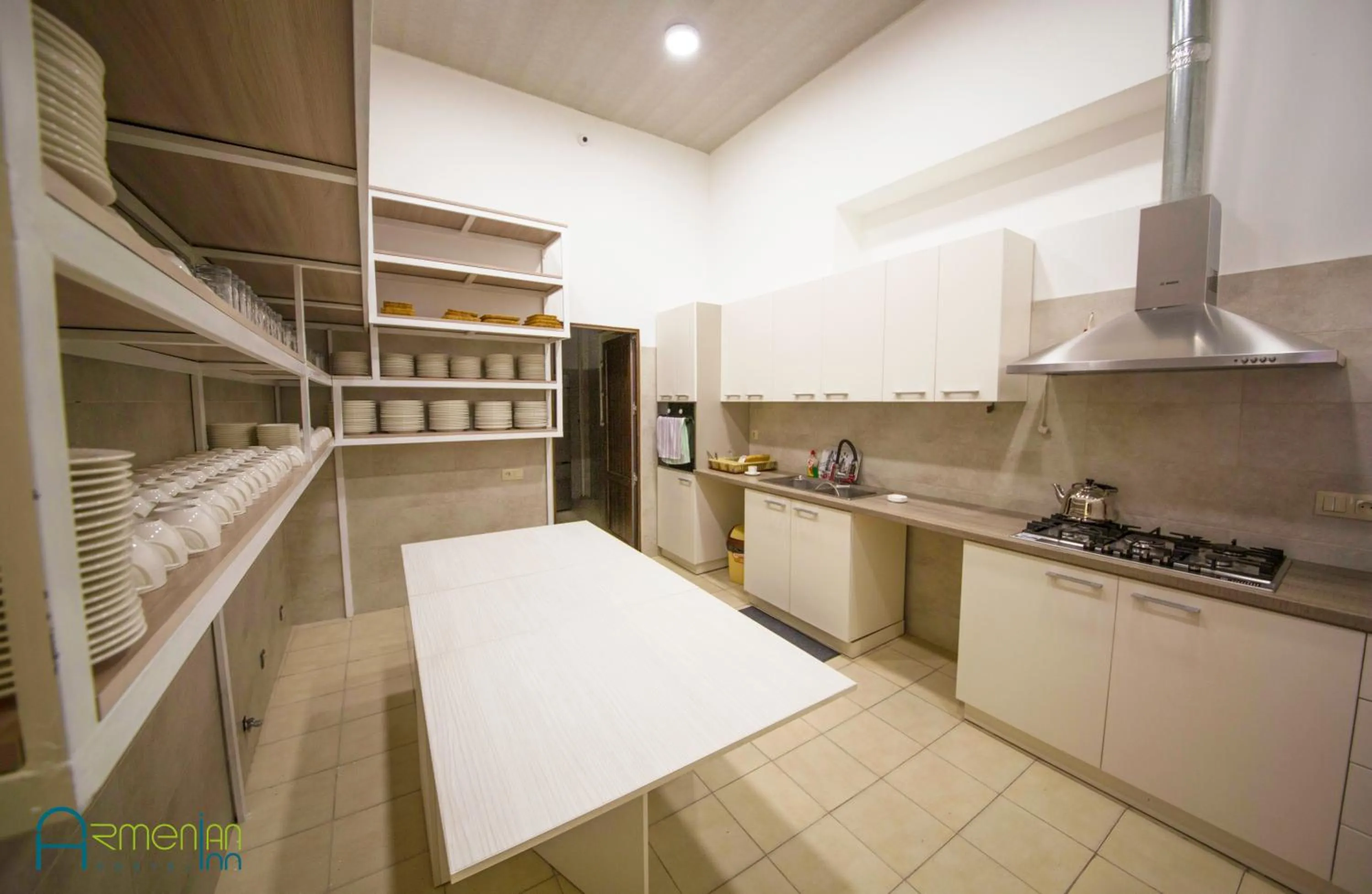 Communal kitchen in Armenian Inn