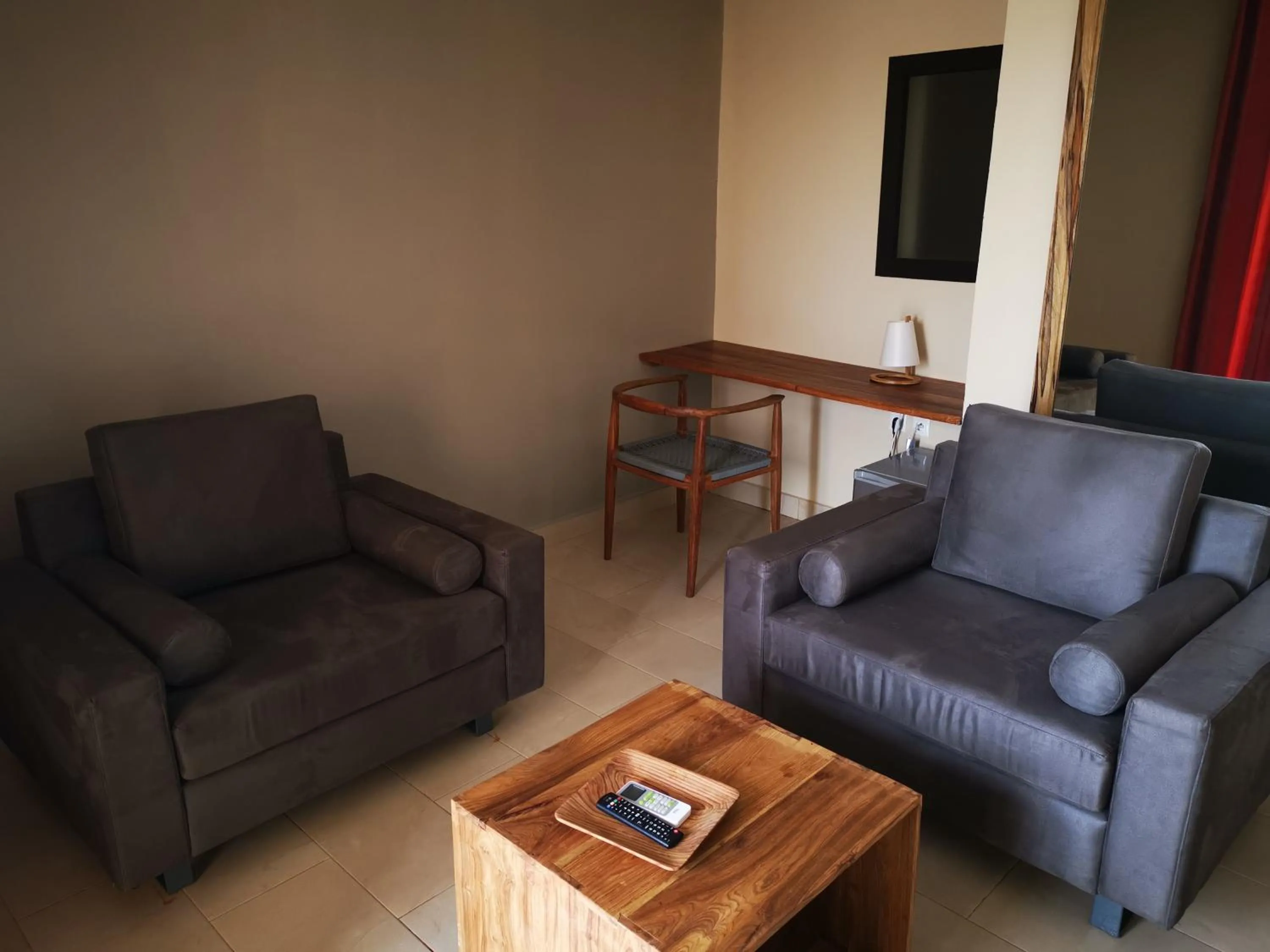 Living room in Au bord de l'eau