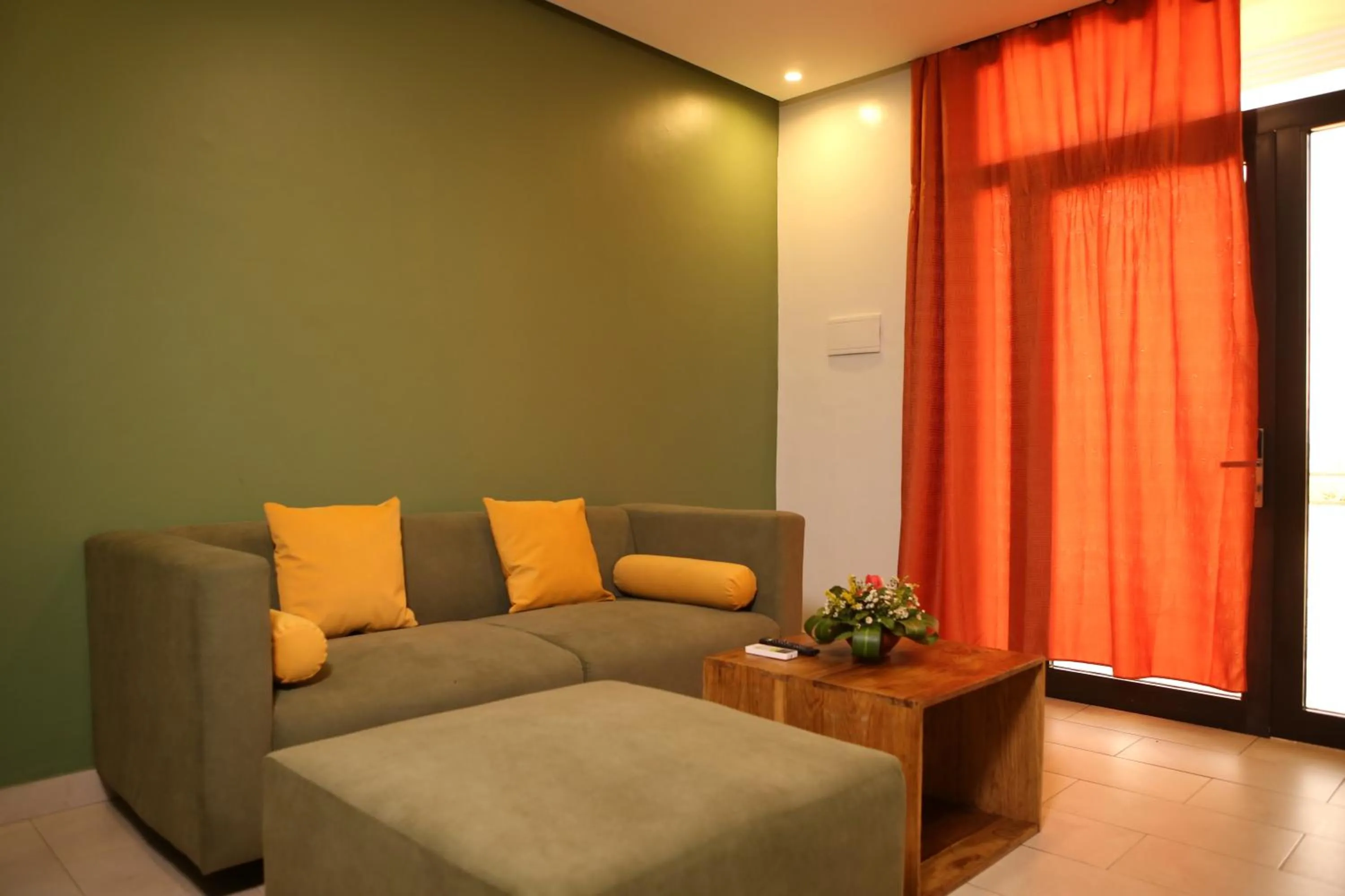 Living room in Au bord de l'eau