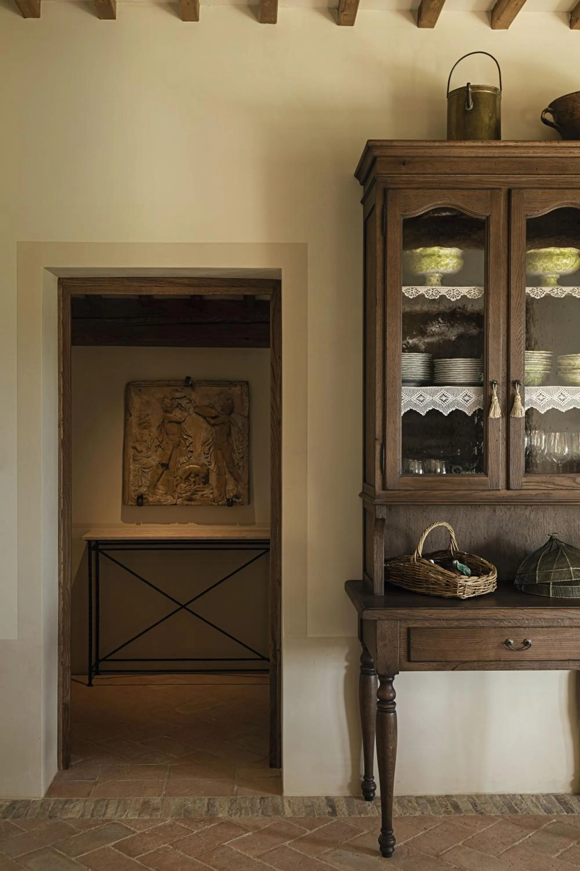 Living room in Castello di Casole, A Belmond Hotel, Tuscany