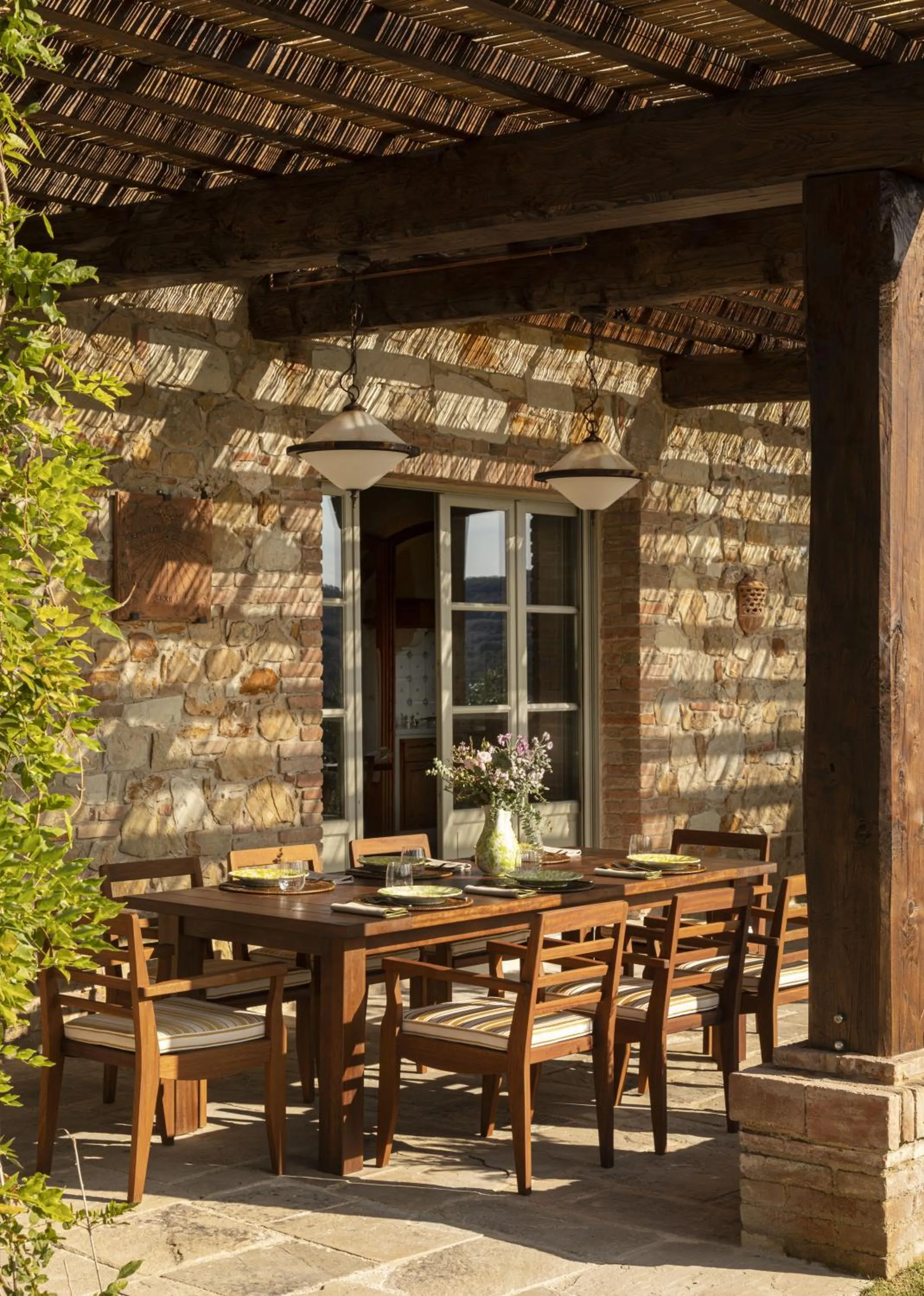 Patio in Castello di Casole, A Belmond Hotel, Tuscany