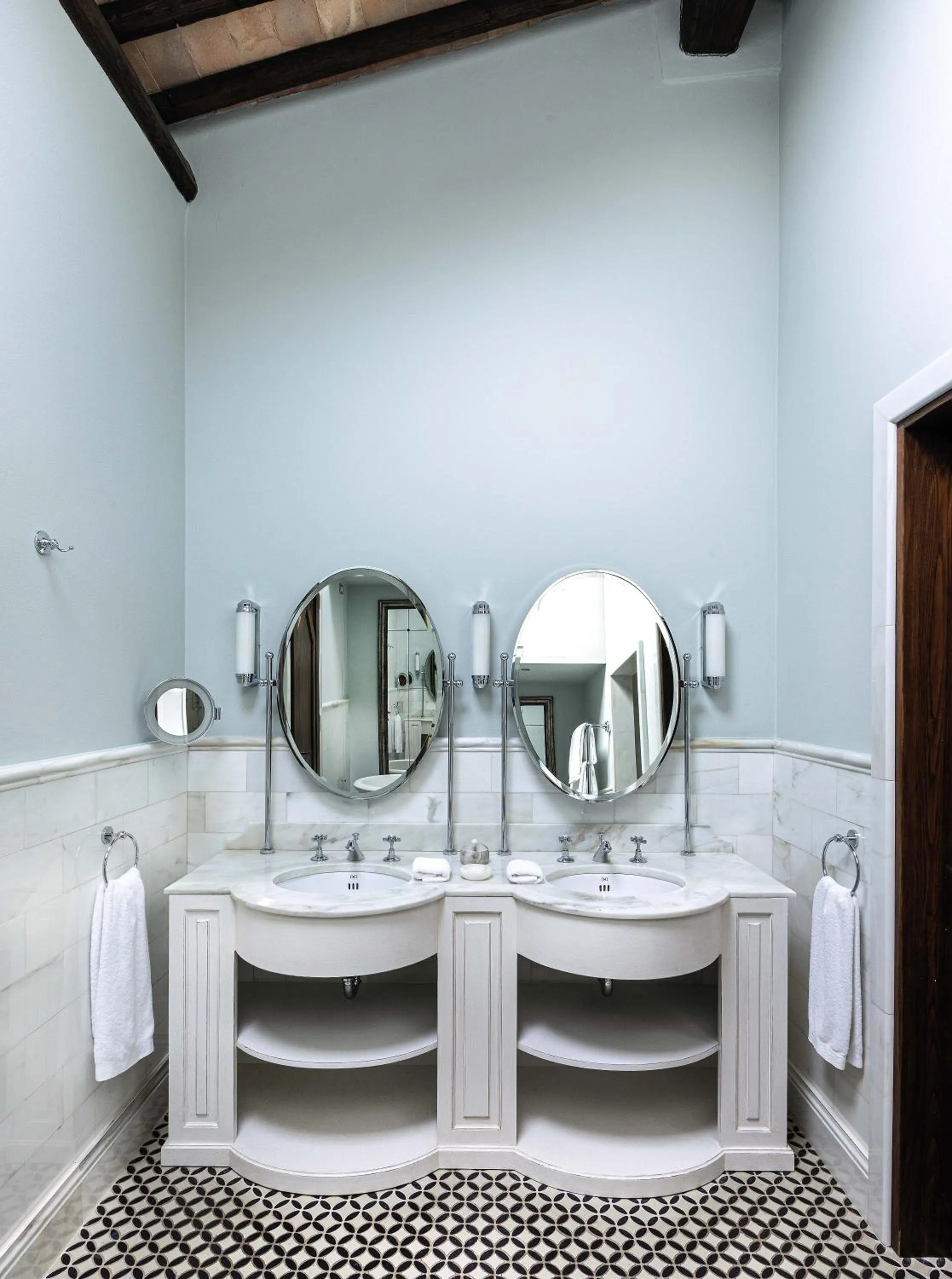 Bathroom in Castello di Casole, A Belmond Hotel, Tuscany